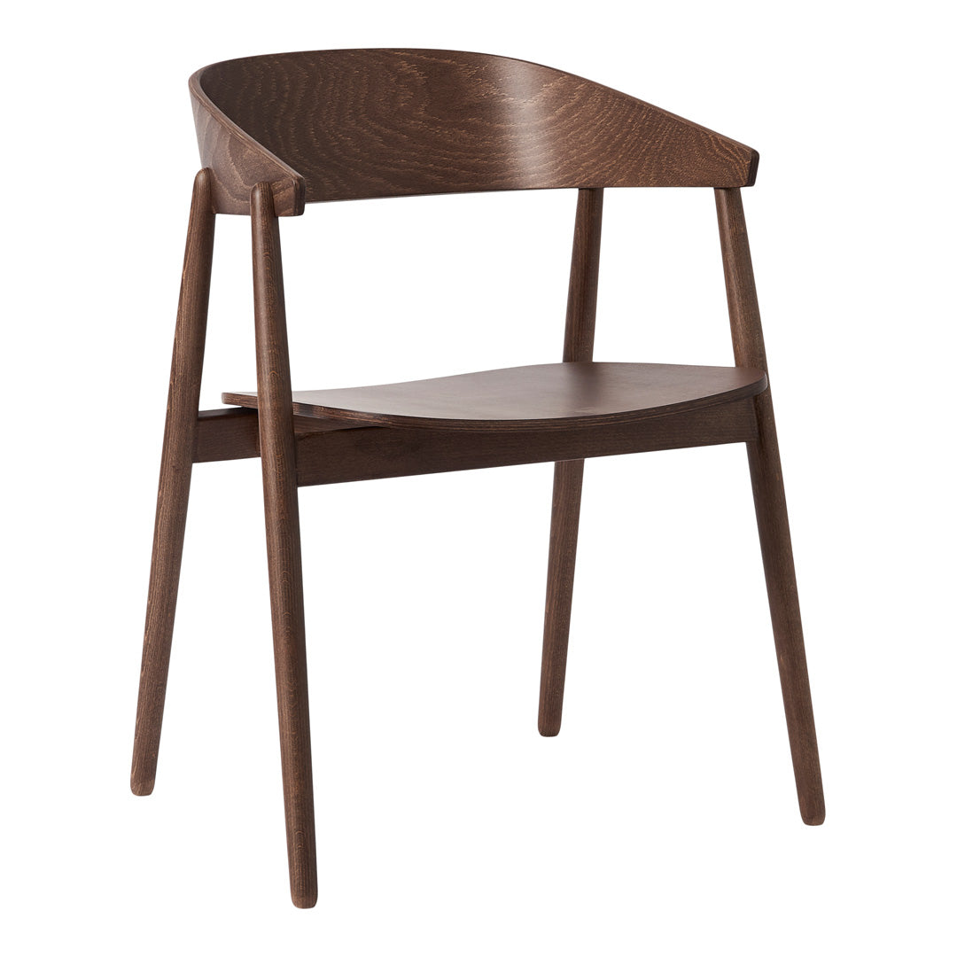 BY Kato AC2 Side Chair - Modern Wooden Dining Chair with Comfortable Cushion - Perfect for Kitchen, Dining Room, and Office Use