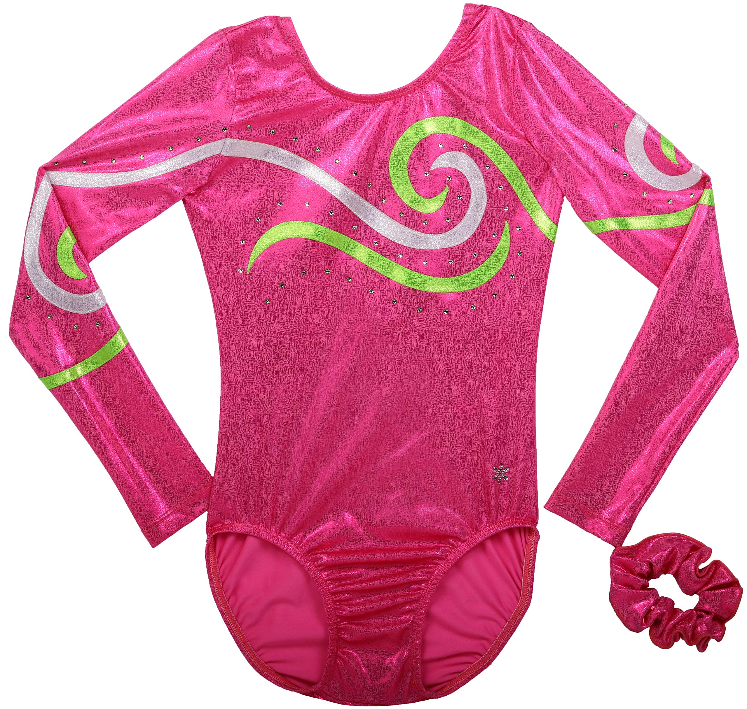 Snowflake Design Kids Medium Clearance Gymnastics Leotards - 10 Styles for Dance, Cheer & Competition - Perfect for Recitals & Performances