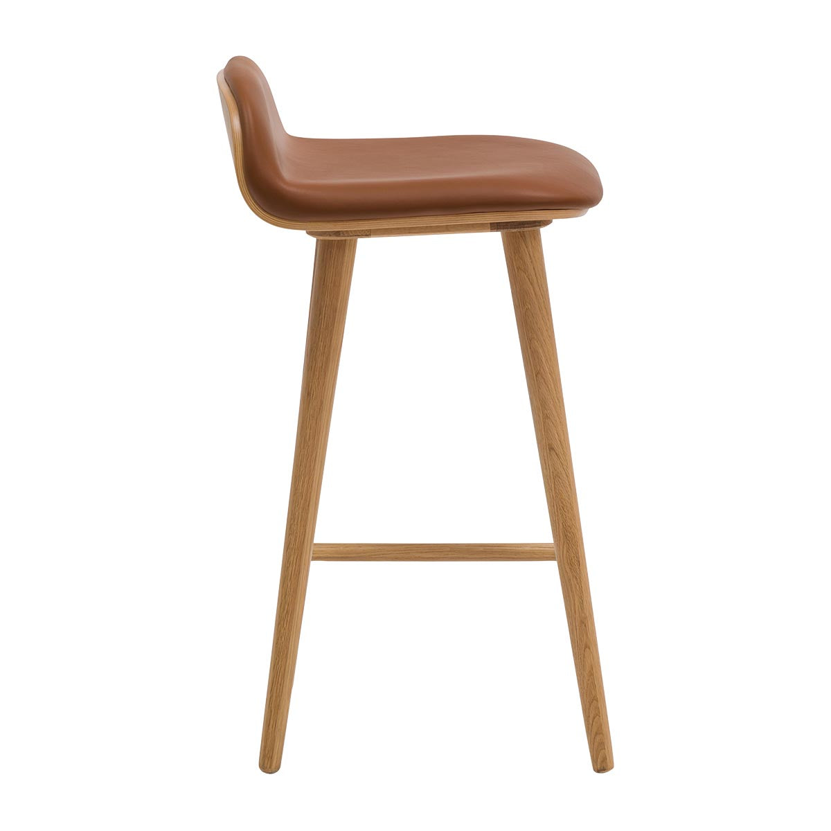 Premium Leather Bar Stool - Adjustable Height Modern Counter Stool with Backrest - Perfect for Kitchen Island, Home Bar & Dining Room Decor