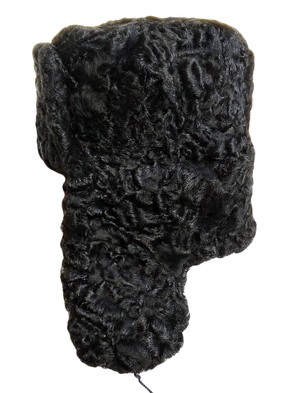 Authentic Karakul Russian Ushanka Bomber Hat - Genuine Sheepskin Winter Hat for Men & Women - Warm Military Style Fur Cap for Extreme Cold Weather, Snowboarding, Skiing, and Outdoor Adventures