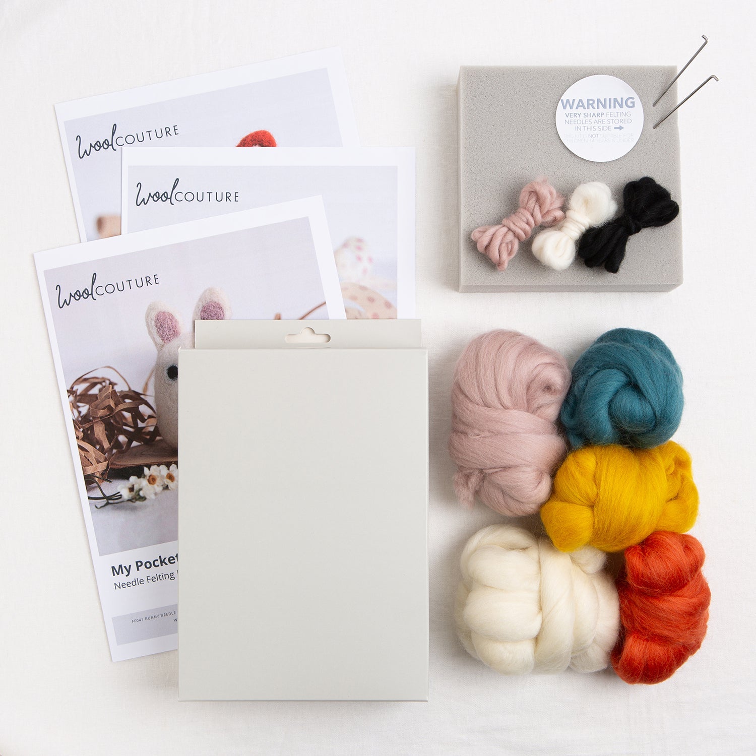 DIY Needle Felting Kit for Beginners - Create Adorable Pocket-Sized Chick - Perfect for Crafting, Gifts & Stress Relief at Home