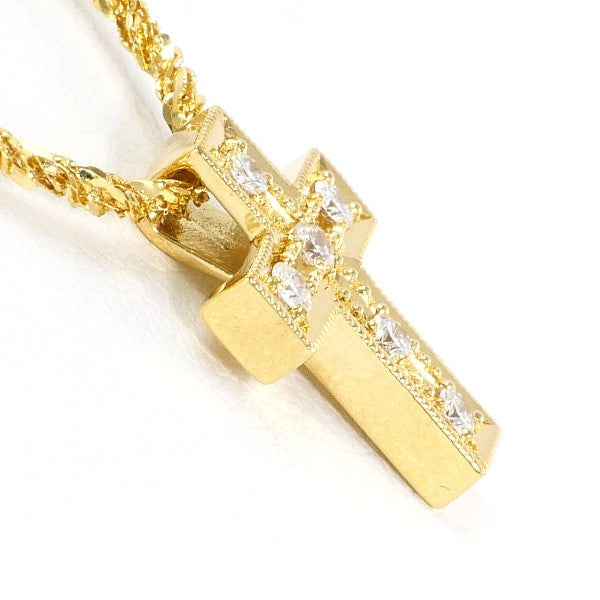 18K Yellow Gold Diamond Necklace for Women - Elegant Layering Pendant Jewelry for Weddings, Anniversaries & Special Occasions