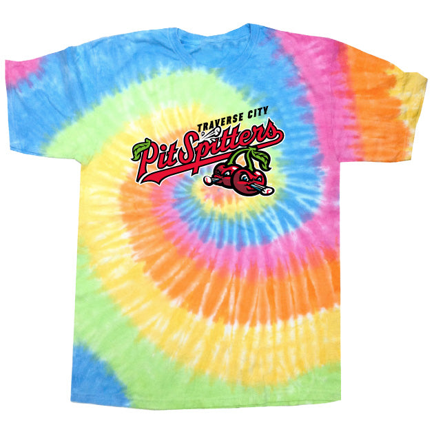 Youth Tie Dye T-Shirt for Boys & Girls | Soft Cotton Primary Color Eternity Tee | Perfect for School, Playdates & Summer Outfits