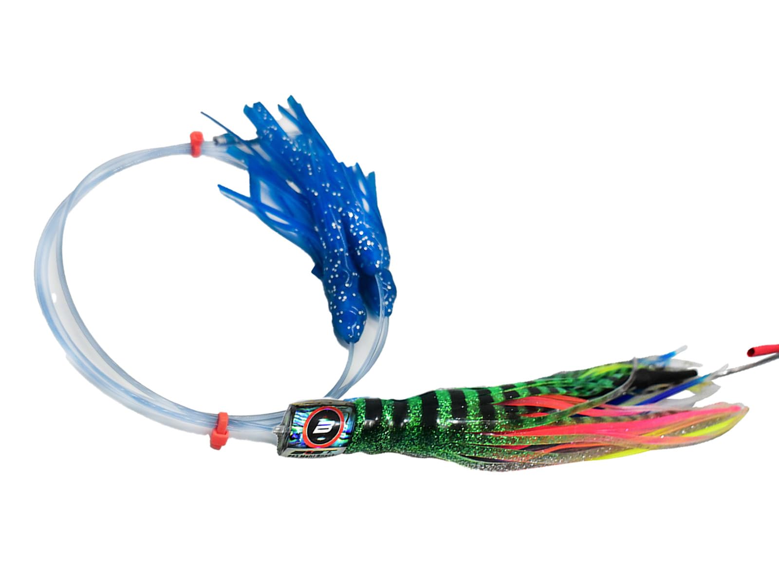 Bost 63 Tuna Mahi Hoochie Daisy Chain Lure - Saltwater Fishing Bait for Offshore Trolling - Perfect for Tuna, Mahi Mahi, and Pelagic Fish