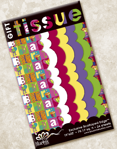Premium Scalloped Tissue Paper for Birthday Party Decorations - DIY Crafts, Gift Wrapping & Party Supplies