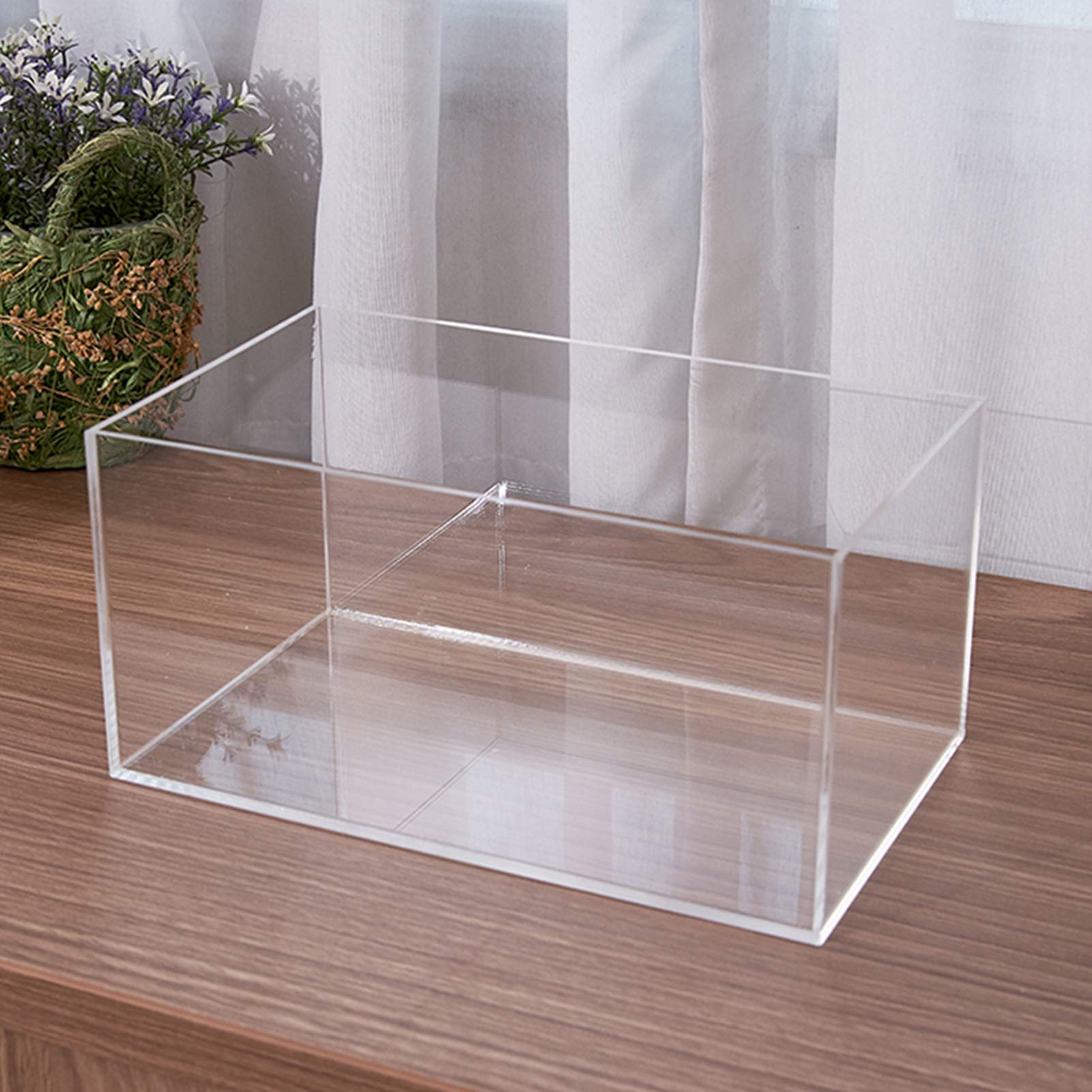 Clear Acrylic Display Case 40x30x30cm - Premium Collectible Showcase Box with Integrated Design & Secure Sealing - Perfect for Jewelry, Action Figures & Memorabilia Display in Retail Stores or Home Collections