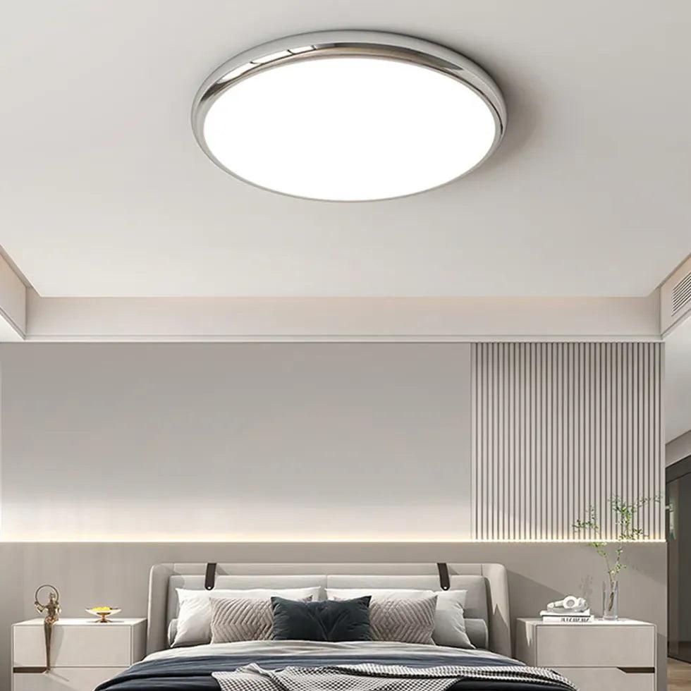 Modern LED Flush Mount Ceiling Light for Bedroom - Ultra Thin, Energy Efficient, Dimmable - Perfect for Bedroom, Hallway, Closet & Nursery Lighting
