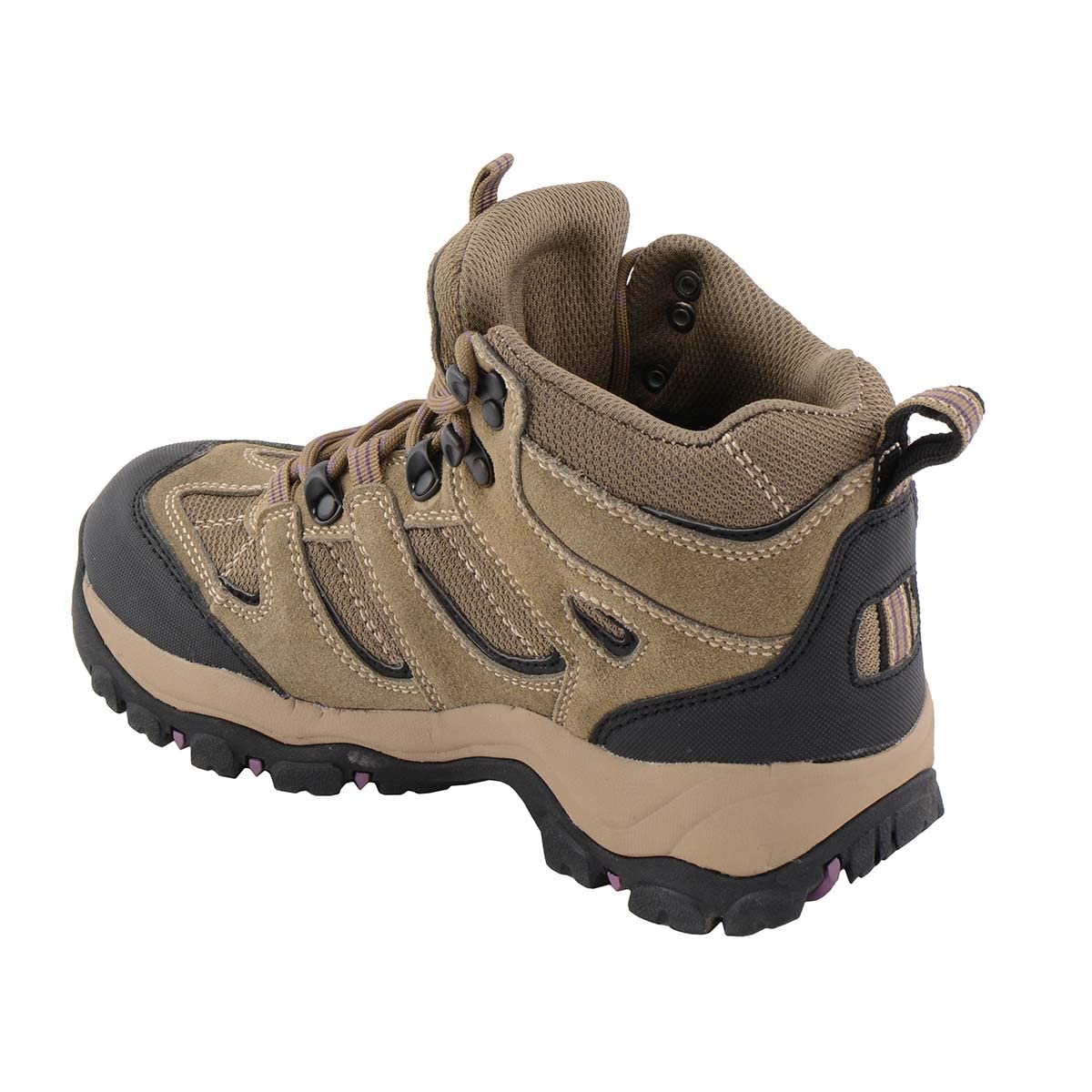 Milwaukee Leather MBL9496 Women's Brown Leather Waterproof Hiking Boots - Comfortable Outdoor Shoes for Trekking & Camping - Perfect for Mountain Trails, Rainy Days & Winter Adventures
