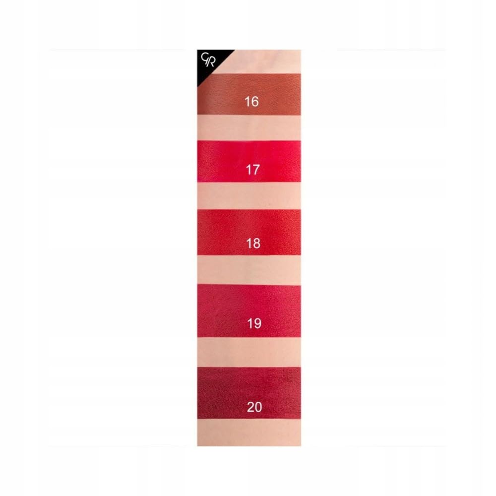 Golden Rose Velvet Matte Lipstick - #22 Roof Terracotta Red - Long Lasting Moisturizing Lip Color for Women - Perfect for Date Night, Parties & Everyday Wear