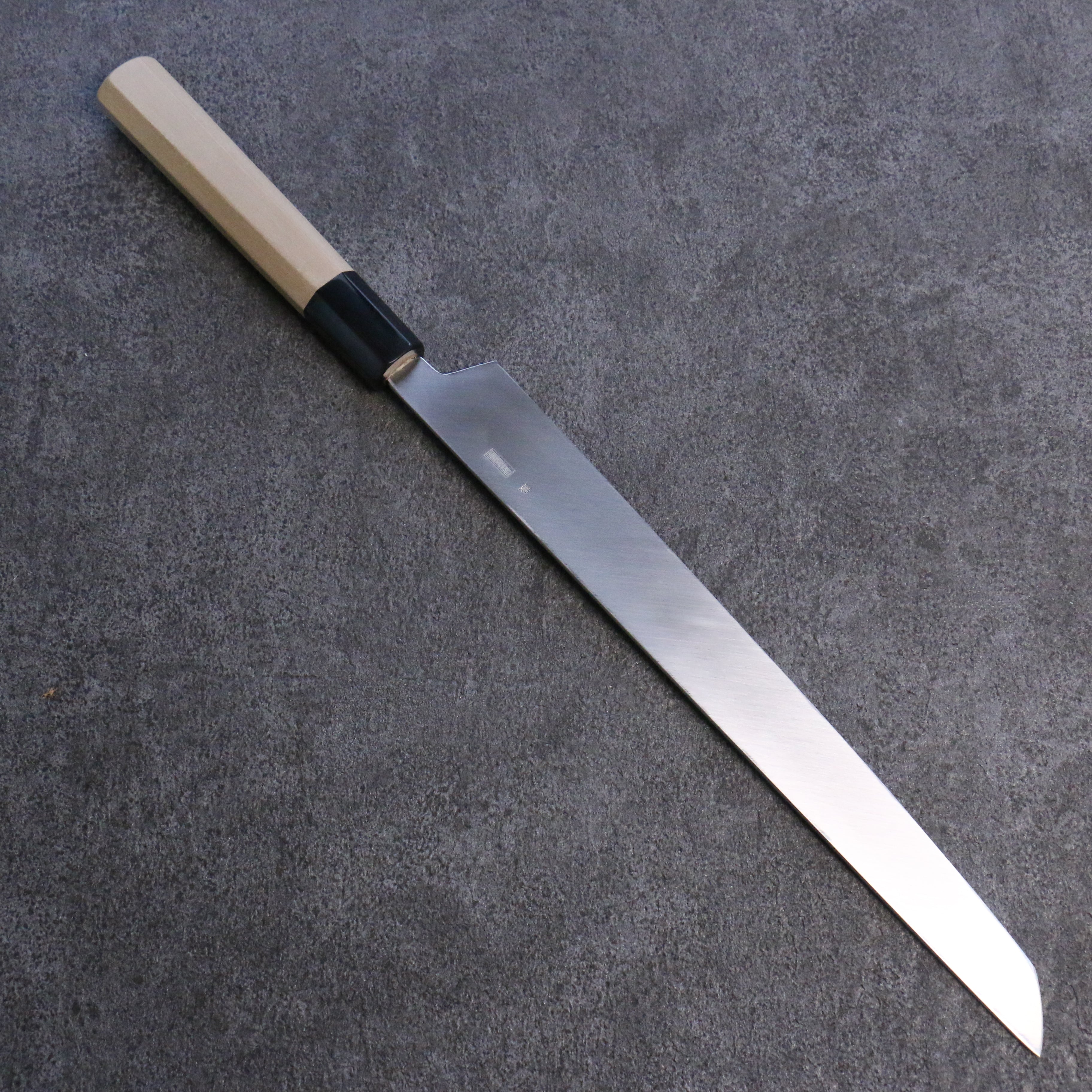 Premium Kikuzuki Silver Steel No.3 Sakimaru Takohiki Knife 270mm - Japanese Sushi & Sashimi Chef Knife with Magnolia Wood Handle - Perfect for Professional Chefs & Home Cooking Enthusiasts
