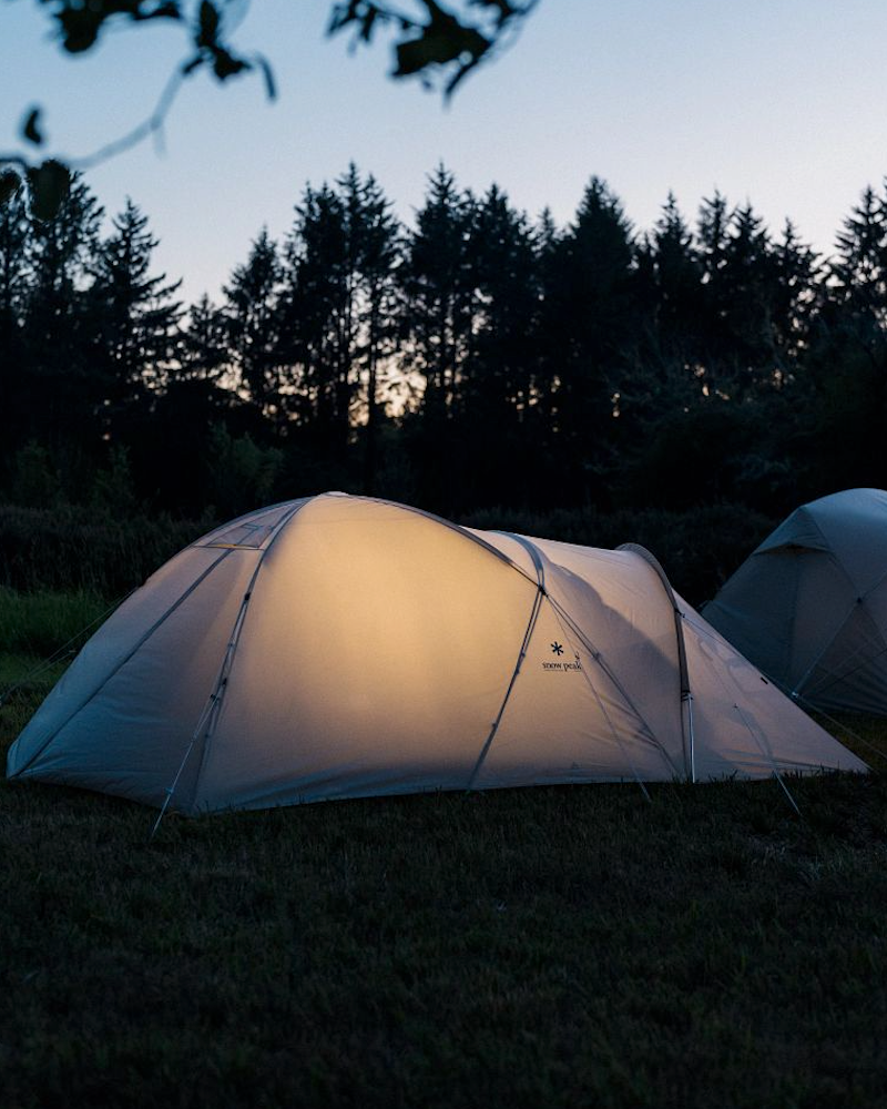 Amenity Medium Tent & Tarp Set in Ivory - Waterproof Camping Shelter for Outdoor Adventures, Hiking, and Backpacking