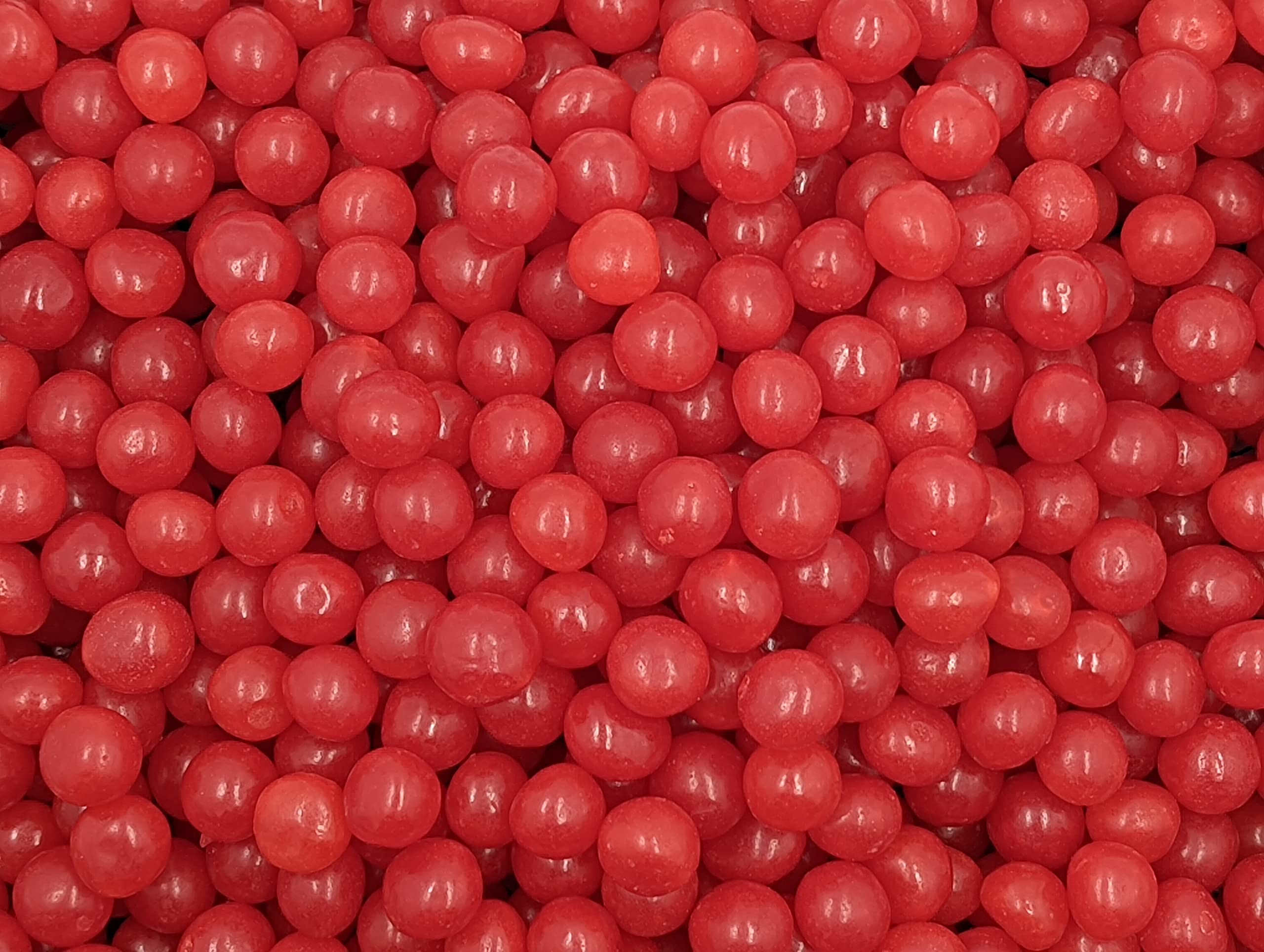 Fruidles Cherry Sour Ball Candies - 1 Pound Bulk Chewy Sour Cherry Candy for Parties, Halloween Treats & Movie Night Snacks