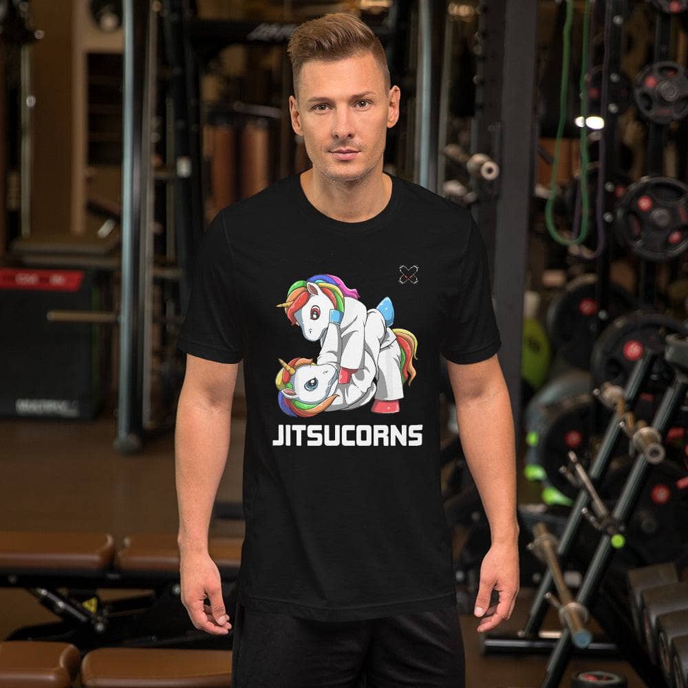 Jiu Jitsu Shirts for Men & Women - Premium Jitsucorns BJJ Training Tees - Perfect for Brazilian Jiu Jitsu, MMA & Grappling Practice
