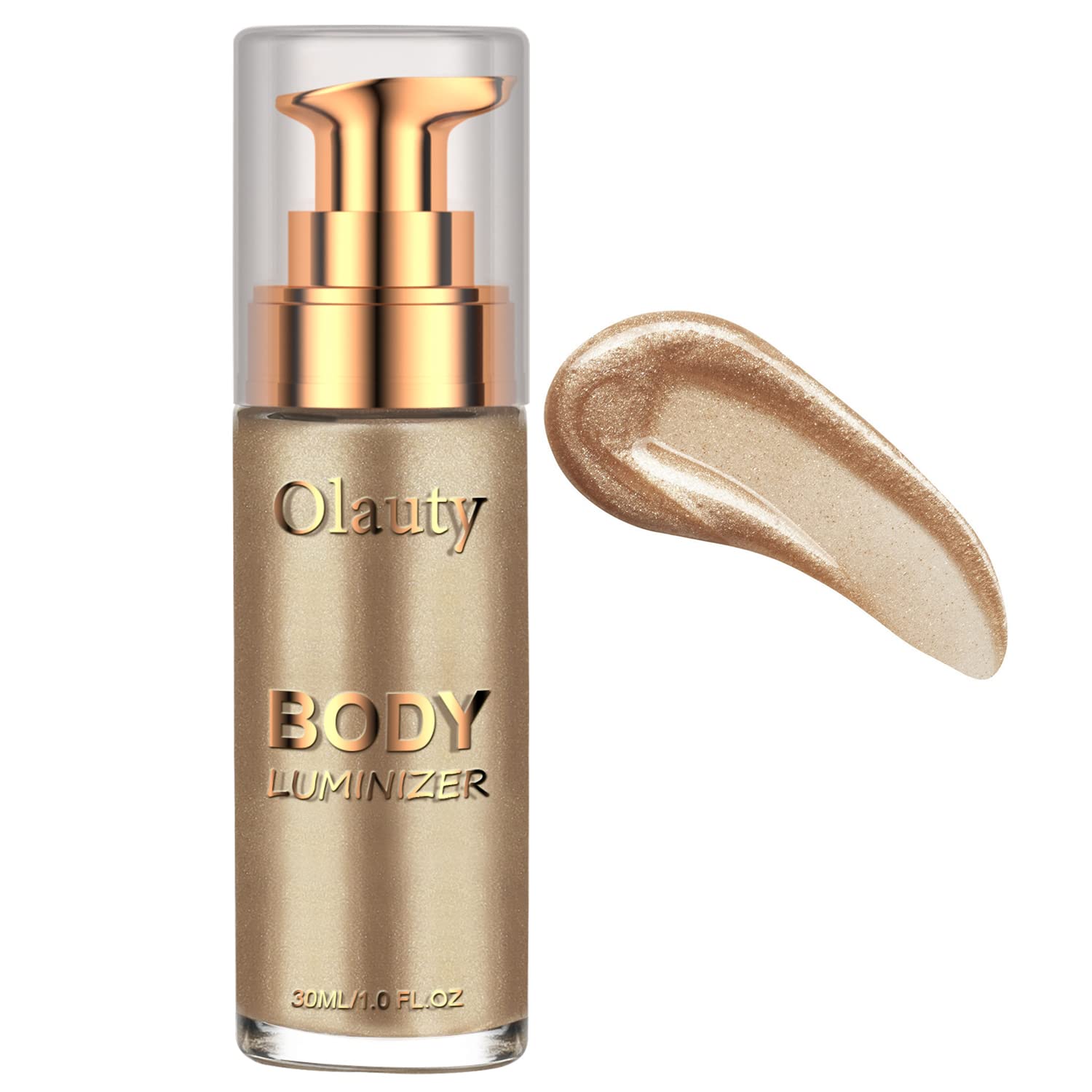 Firstfly Liquid Luminizer - Waterproof Moisturizing Highlighter for Face & Body | Shimmer Glow Illuminator Makeup | All-Day Wear for Summer, Parties & Special Occasions | Face & Body Highlighter for Natural Radiance