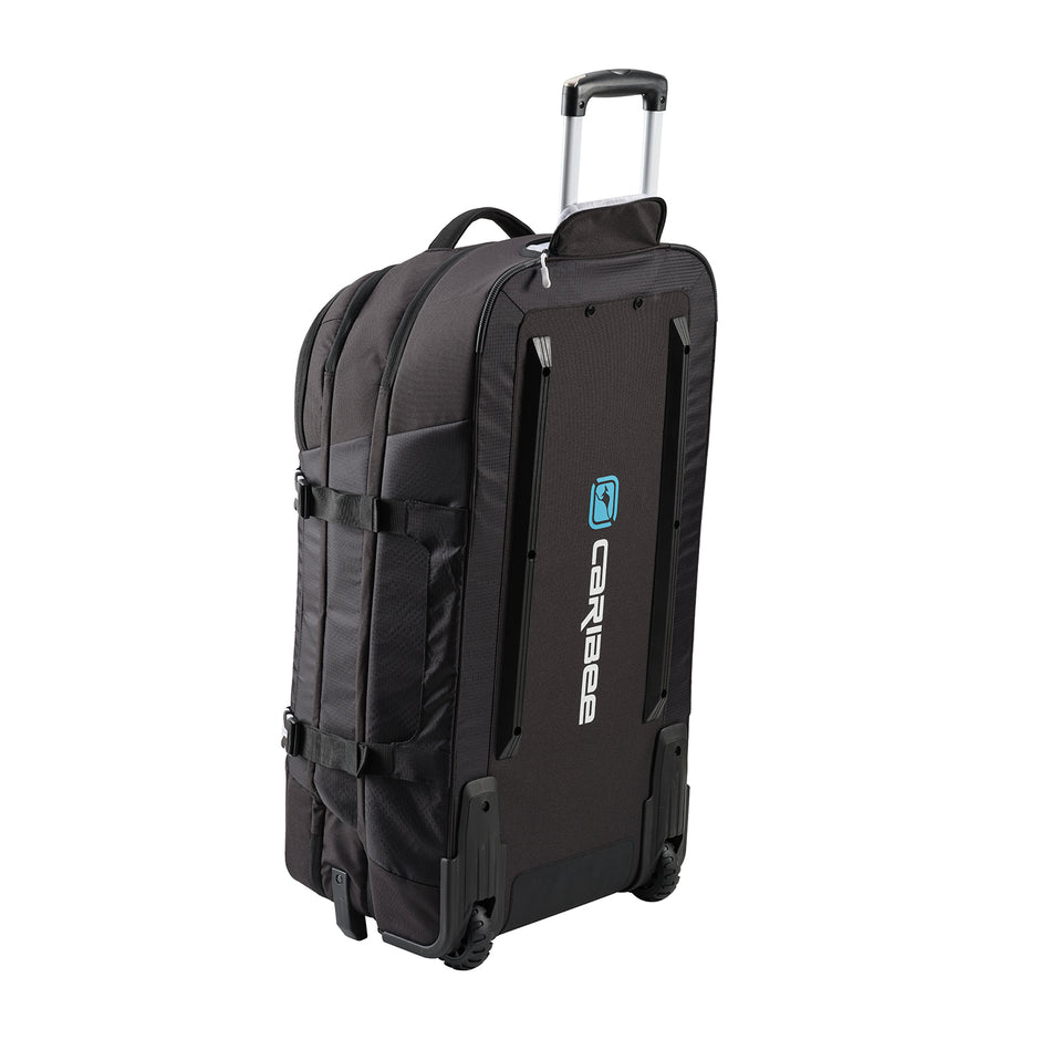 Caribee 5750 Global Explorer V2 125L Black Upright Duffle Travel Bag - Perfect for Adventure Travel, Camping & Outdoor Expeditions