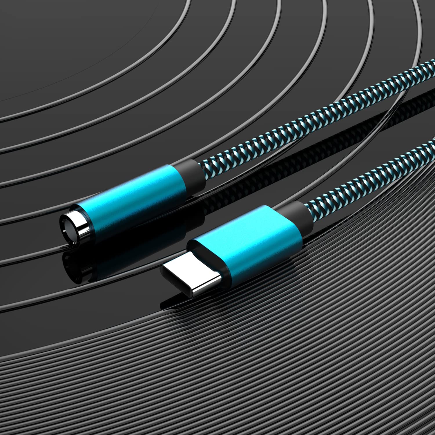 4-Pack USB Type C to 3.5mm Female Headphone Jack Adapter - Type C to Aux Audio Cable Compatible with Samsung Galaxy S22+/S21 Ultra/S20/S10/S9/Note 20/10, Google Pixel 6 Pro/5/4/3/2 - Perfect for Music, Gaming & Hands-Free Calling