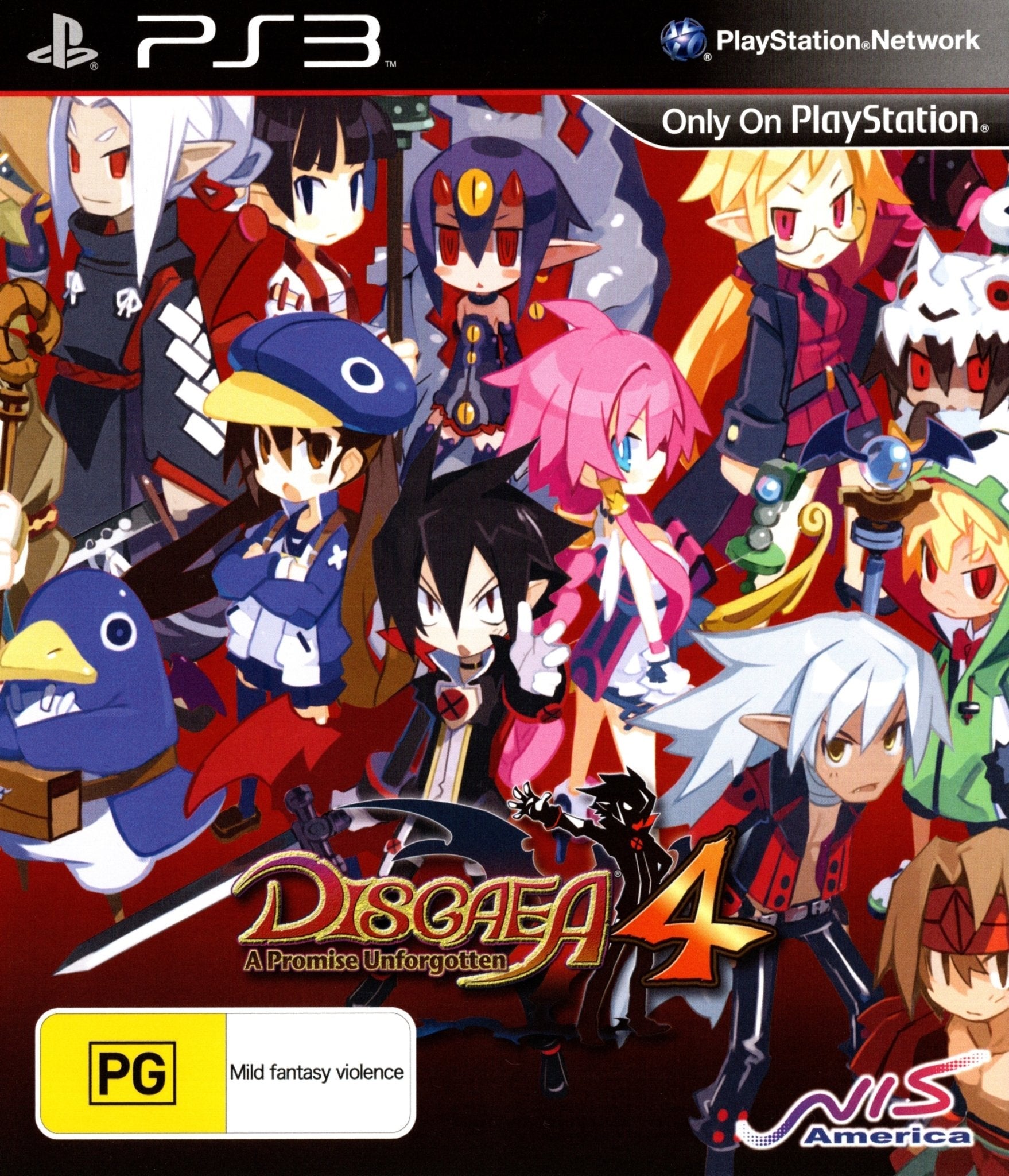 Disgaea 4: A Promise Unforgotten - PS3 Game for Playstation 3 (PAL Version) | JRPG Strategy Game for Anime Fans & Tactical RPG Lovers