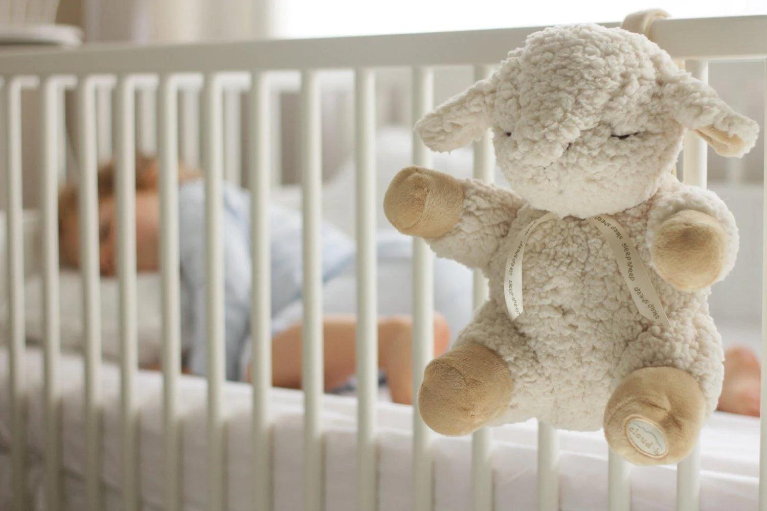 Cloud B Sleep Sheep - Soothing White Noise Plush Toy for Babies & Toddlers | Perfect for Bedtime, Naptime & Travel | Helps Calm & Comfort Infants