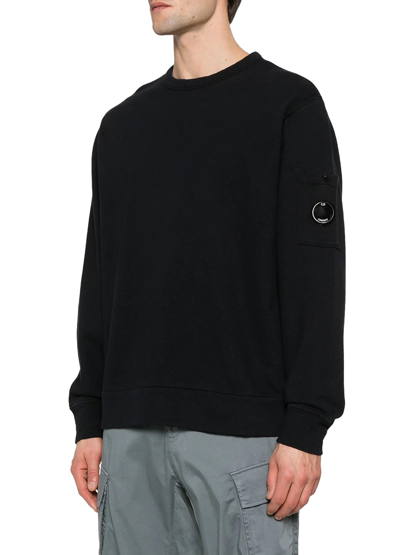 Premium Crewneck Sweatshirt with Embroidered Sleeve Detail - Comfortable Cotton Pullover for Men & Women | Perfect for Casual Wear, Gym, and Outdoor Activities