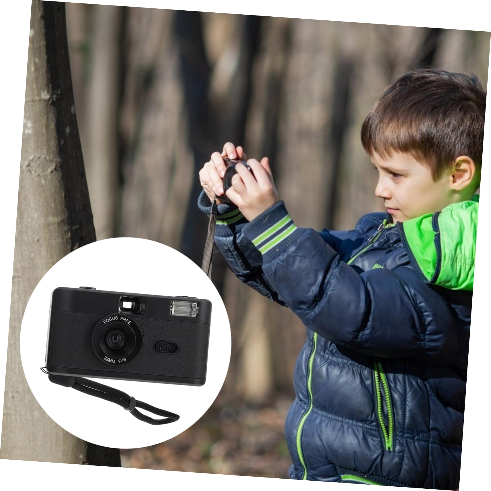 Gatuida 35mm Film Camera - Reusable Retro Camera with Built-in Flash, Vintage Style Travel Camera for Adults | Perfect for Travel, Street Photography & Vintage Enthusiasts