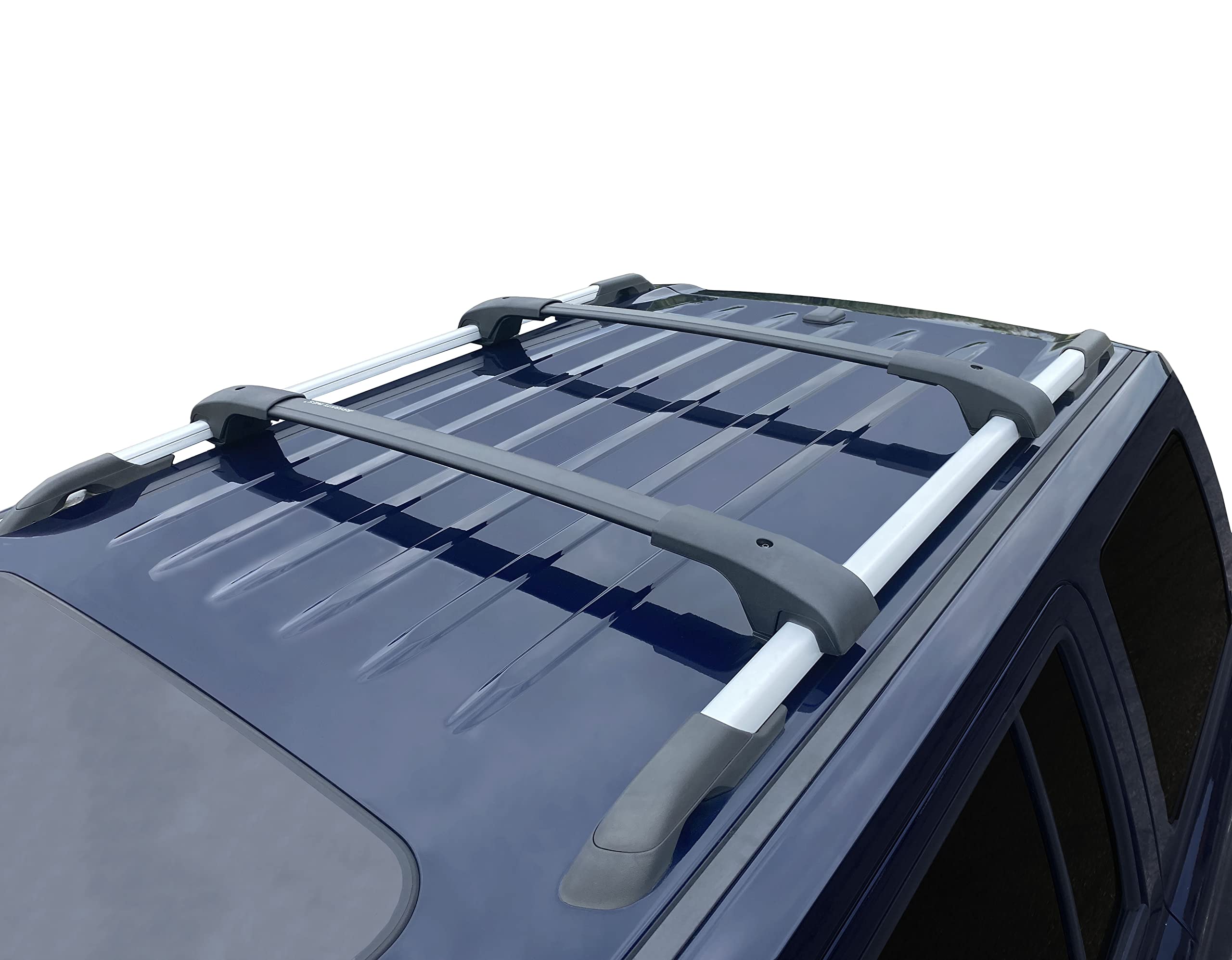 BrightLines Roof Rack Crossbars for 2007-2017 Jeep Patriot - Heavy Duty Aluminum Cargo Carrier Bars for SUV Roof Top Luggage, Bikes & Outdoor Gear - Perfect for Camping, Road Trips & Adventure Travel