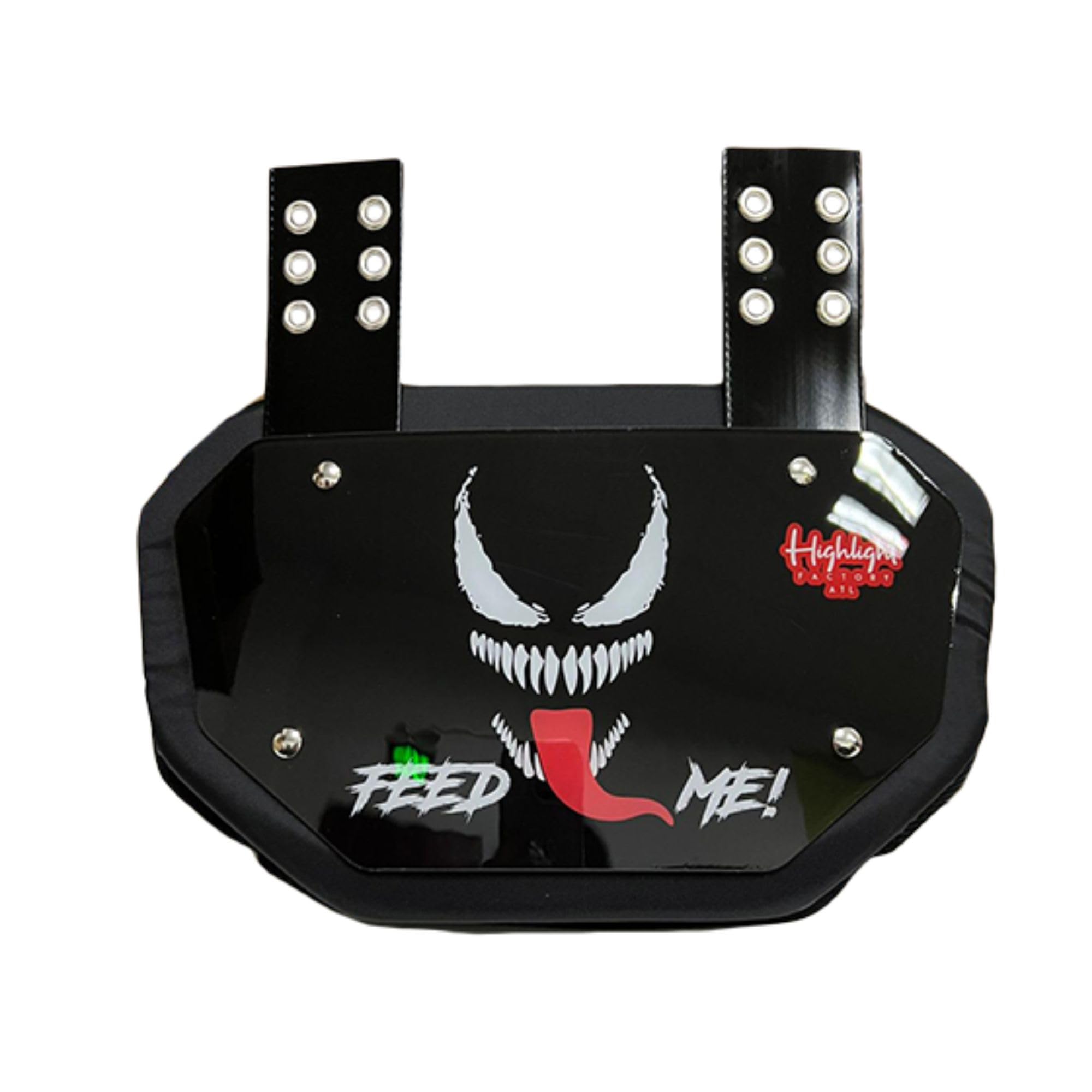 Football Back Plate Protector - Lower Back Support for Shoulder Pads - Youth & Adult Spine Protection Shield - Ideal for Tackling, Training & Game Safety