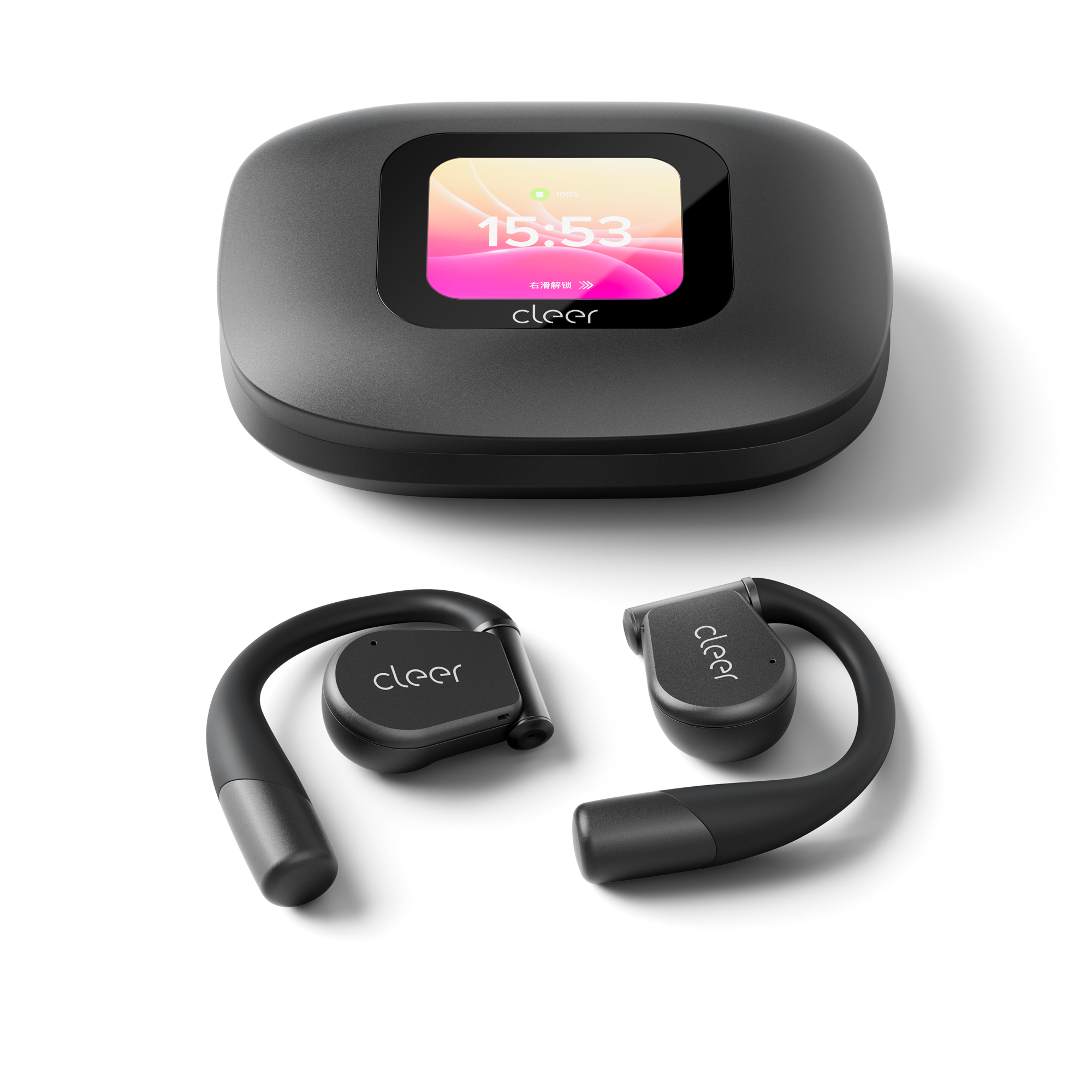 Cleer ARC 3 Wireless Open-Ear Bluetooth Headphones for Running, Cycling & Workouts - Sweatproof Sport Earbuds with HD Sound & Long Battery Life
