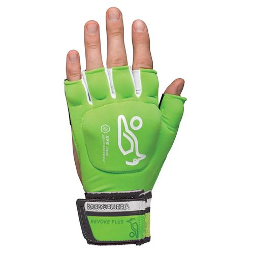 Kookaburra Revoke Hockey Gloves - Lime Green - Left & Right Hand - Premium Protection for Field Hockey - Perfect for Training & Matches