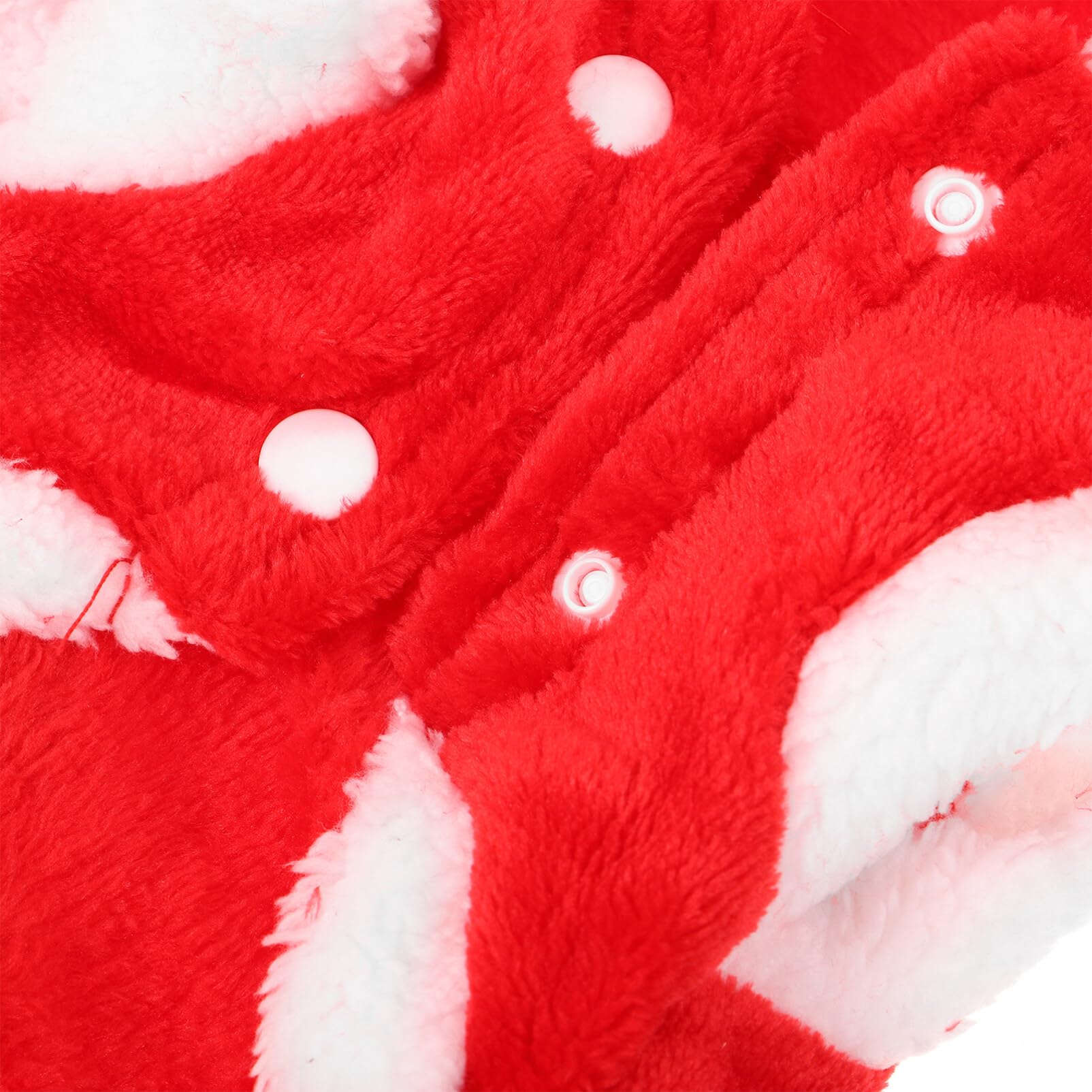 POPETPOP Christmas Dog Sweater - Santa Elk Dog Costume Hoodie | Xmas Pet Clothes for Small Dogs & Puppies | Warm Winter Coat & Holiday Outfit | Perfect for Christmas Photos & Indoor/Outdoor Festive Wear (Size S)