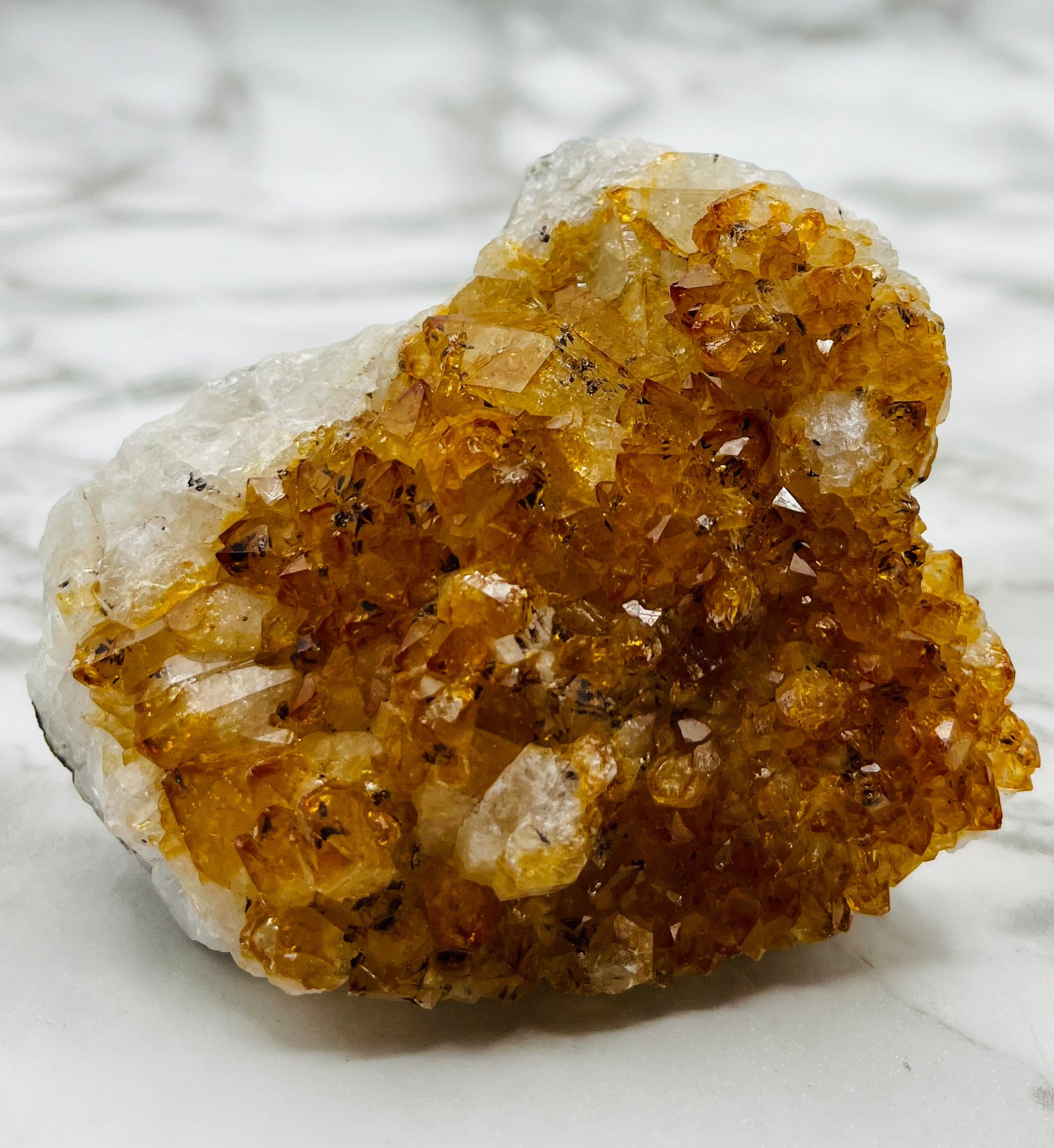 Natural Citrine Crystal Cluster - 52g Raw Citrine Stone for Healing, Meditation & Energy Work | Home Decor, Reiki, Feng Shui, Gift Idea