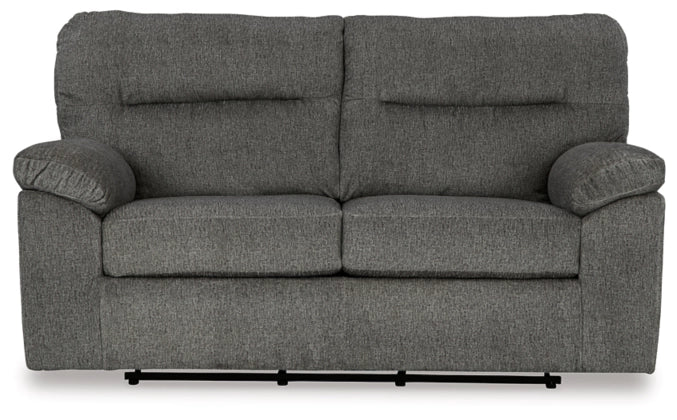 Bindura Glider Loveseat - Comfortable Small Space Gliding Chair for Nursery, Living Room & Patio - Perfect for Breastfeeding, Relaxing & Reading