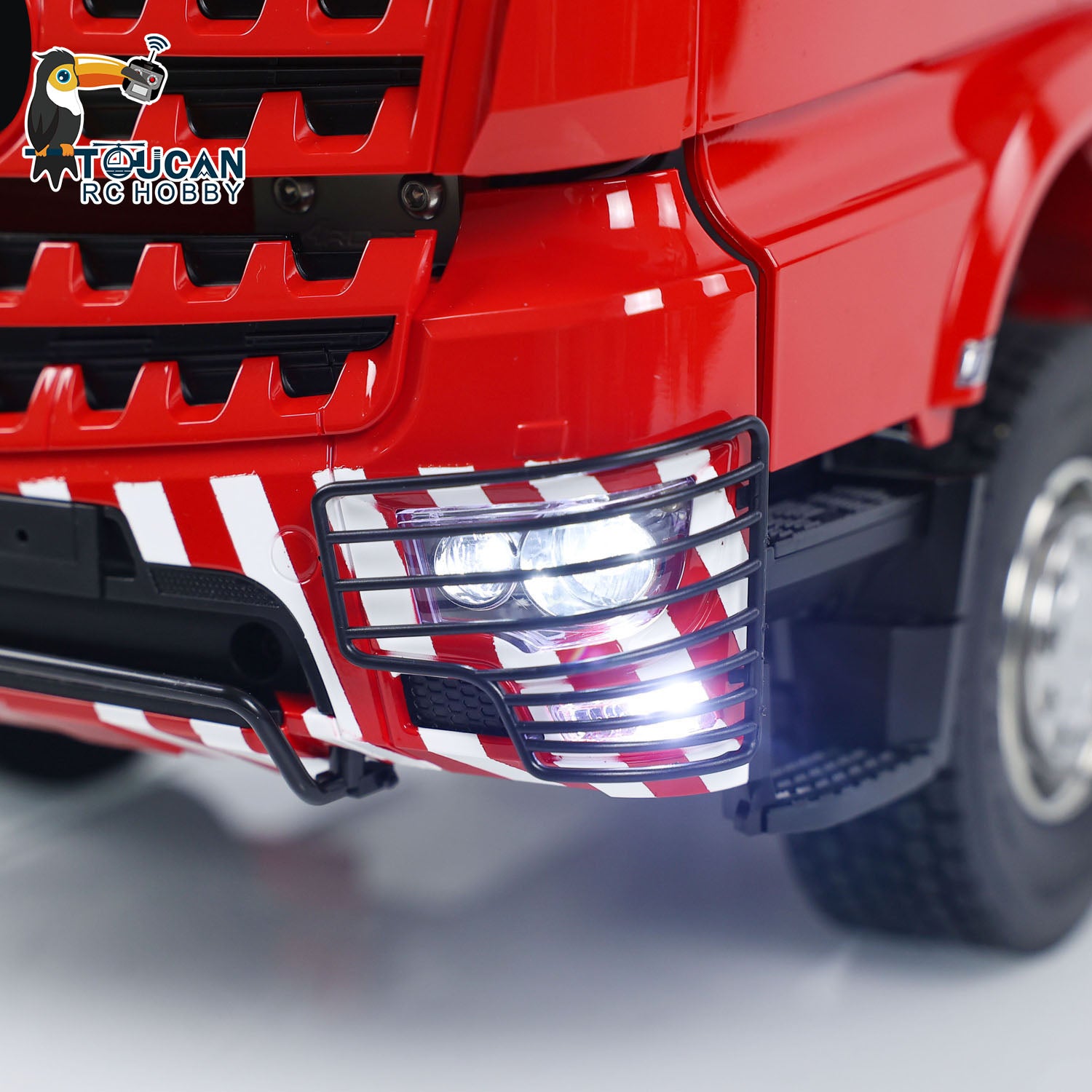 1/14 Scale Metal Chassis RC Tractor Truck - 6x6 Remote Control Car with 3-Speed Gearbox, Painted & Assembled Ready-to-Run Model K3362 - Perfect for Off-Road Racing, Construction Site Play, and RC Hobby Enthusiasts