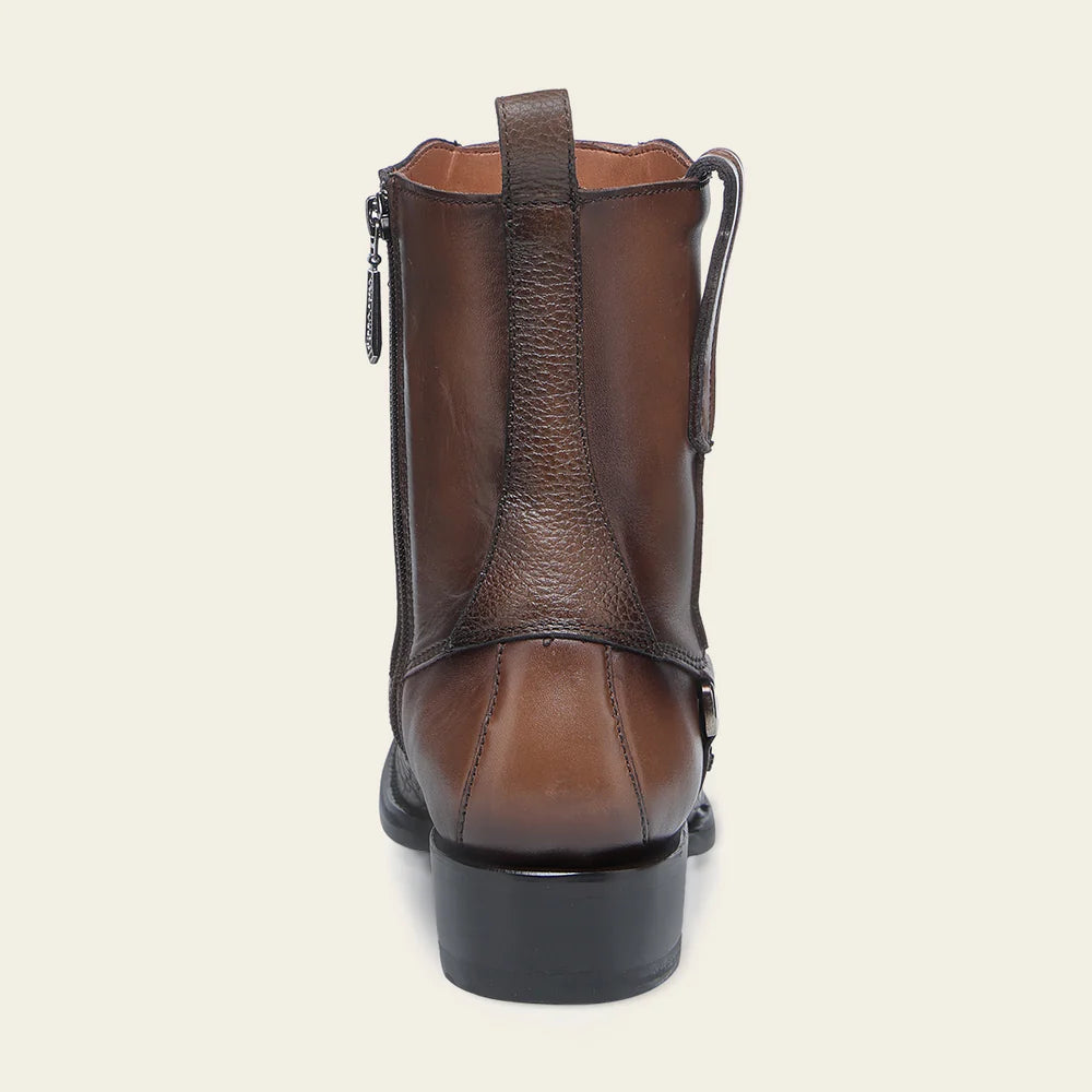 Men's Cuadra Honey Dress Cowboy Fuscus Zip Ankle Boots - Stylish Western Boots for Casual Wear, Rodeo & Country Fashion