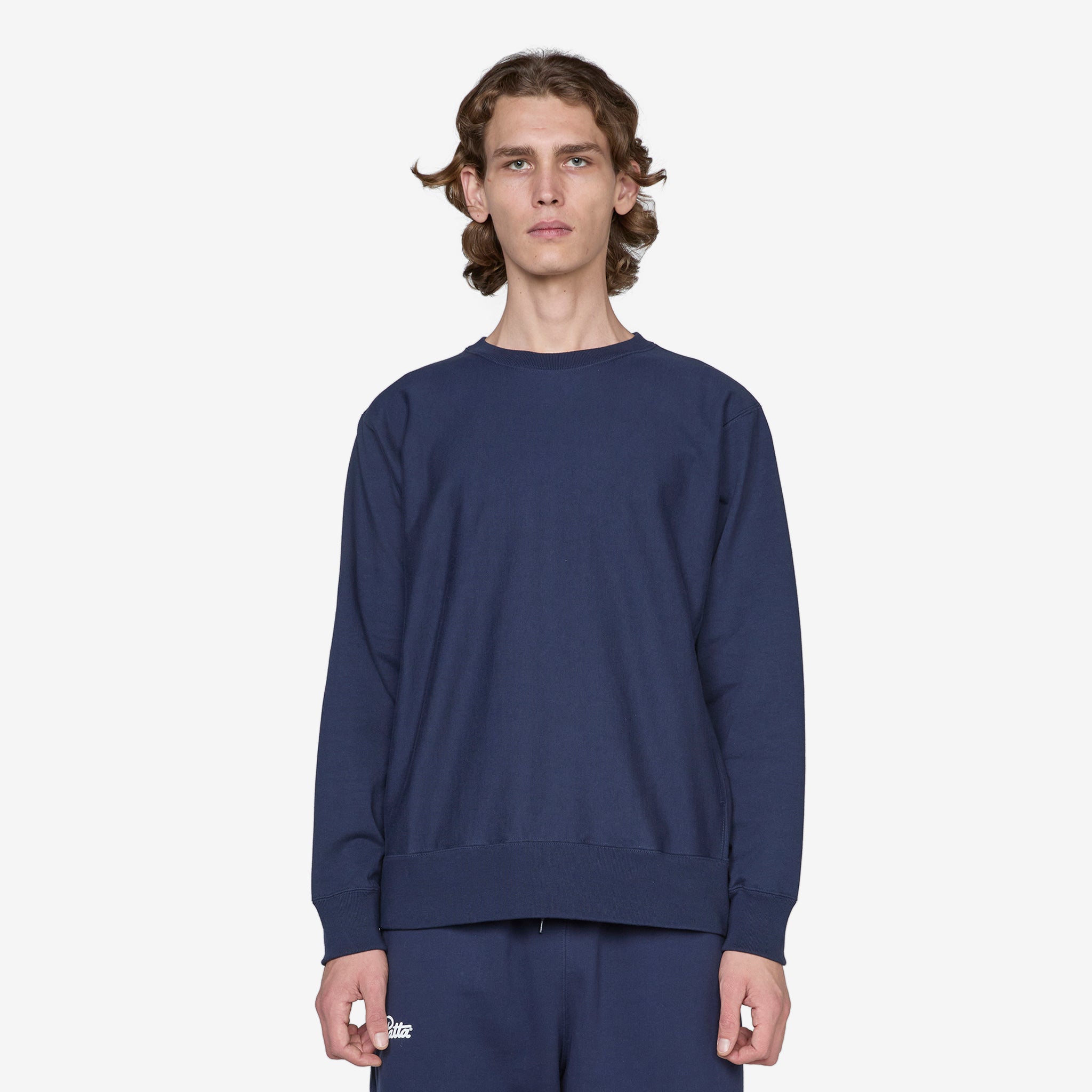 Premium Fiore Heavy Jersey Crew Neck T-Shirt for Men - Soft & Durable Navy Blue Cotton Tee - Perfect for Casual Wear, Gym & Everyday Outfits