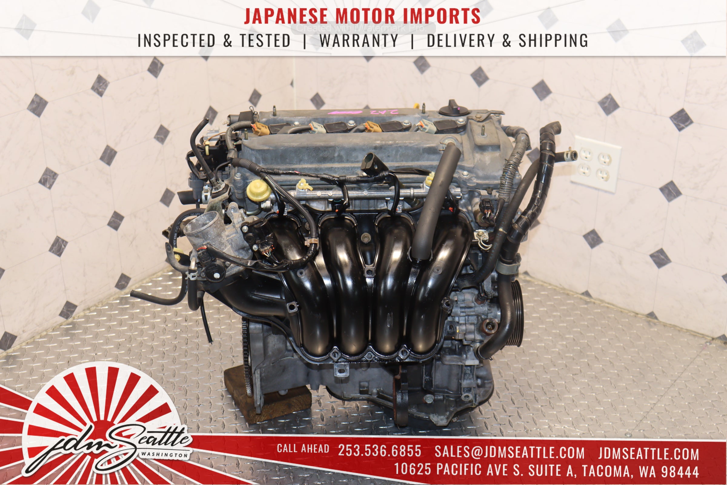 JDM 2AZ-FE Engine 2.4L for 2005-2010 Scion TC - Replacement Motor for Improved Performance | Perfect for Engine Swap & Car Restoration Projects