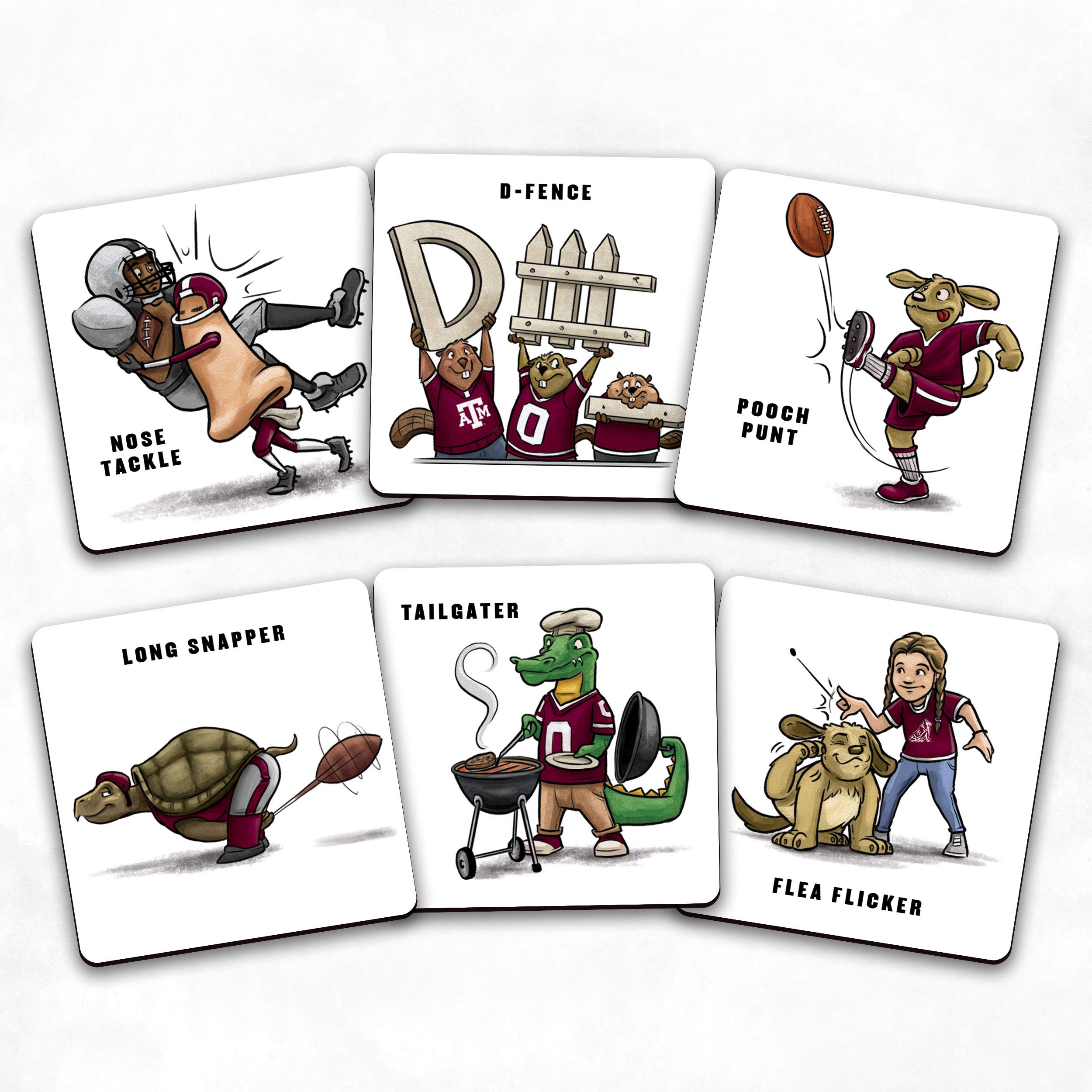 YouTheFan NCAA Memory Match Game - College Sports Card Matching Game for Kids & Adults - Perfect for Family Game Night, Parties & School Activities