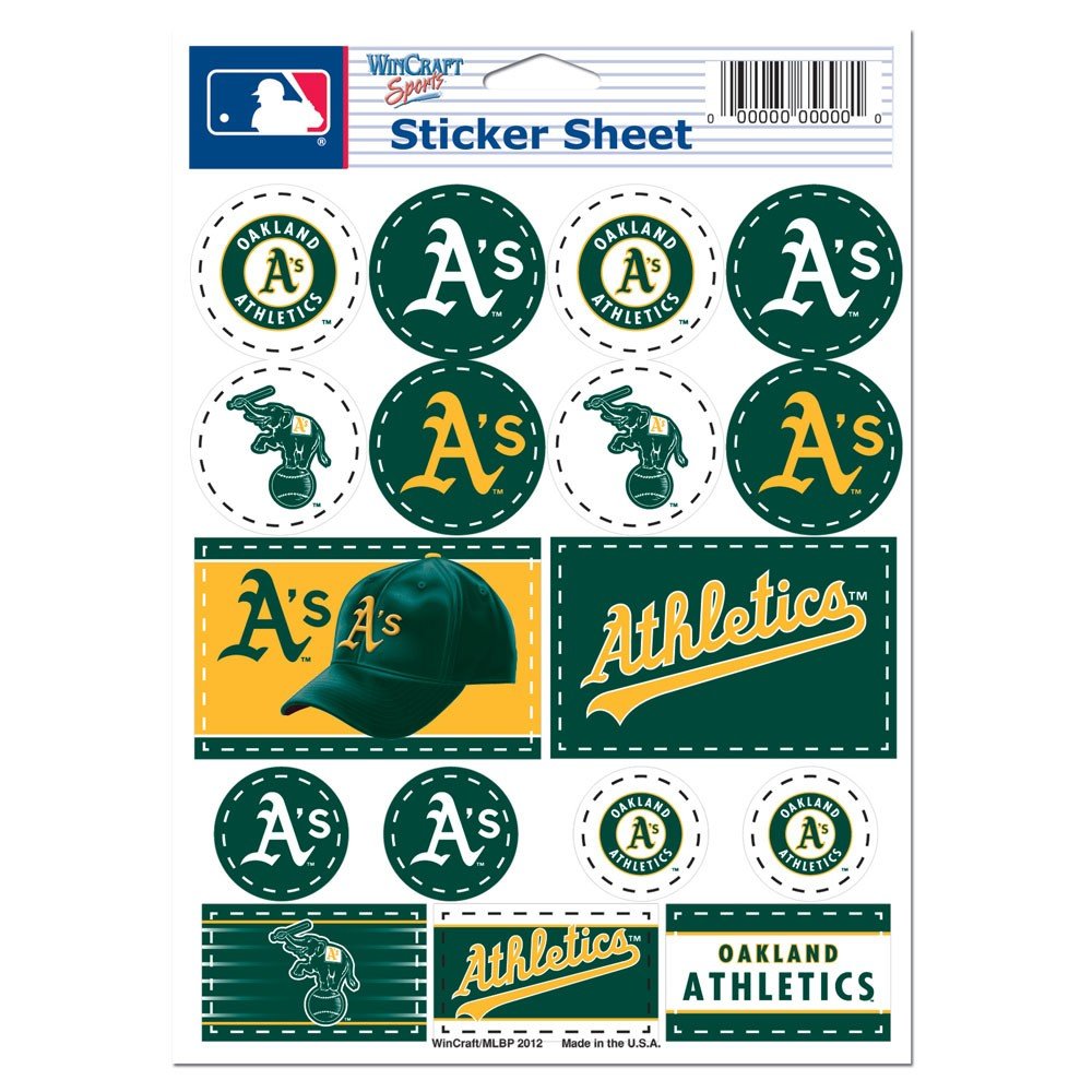 Wincraft MLB Vinyl Sticker Sheet - Officially Licensed Team Decals for Laptops, Water Bottles & Notebooks | Perfect for Sports Fans & Collectors