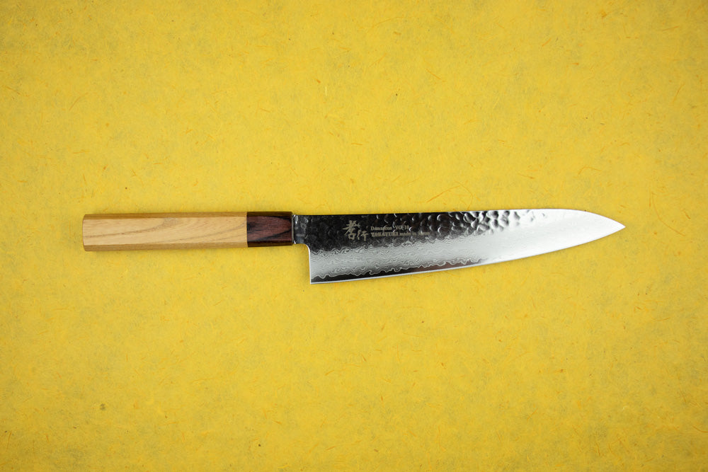 Premium Sakai Takayuki VG10 33-Layer Damascus Gyuto Chef Knife 210mm - Japanese High-Carbon Stainless Steel Kitchen Knife for Professional Chefs & Home Cooking, Perfect for Slicing, Dicing & Meat Cutting
