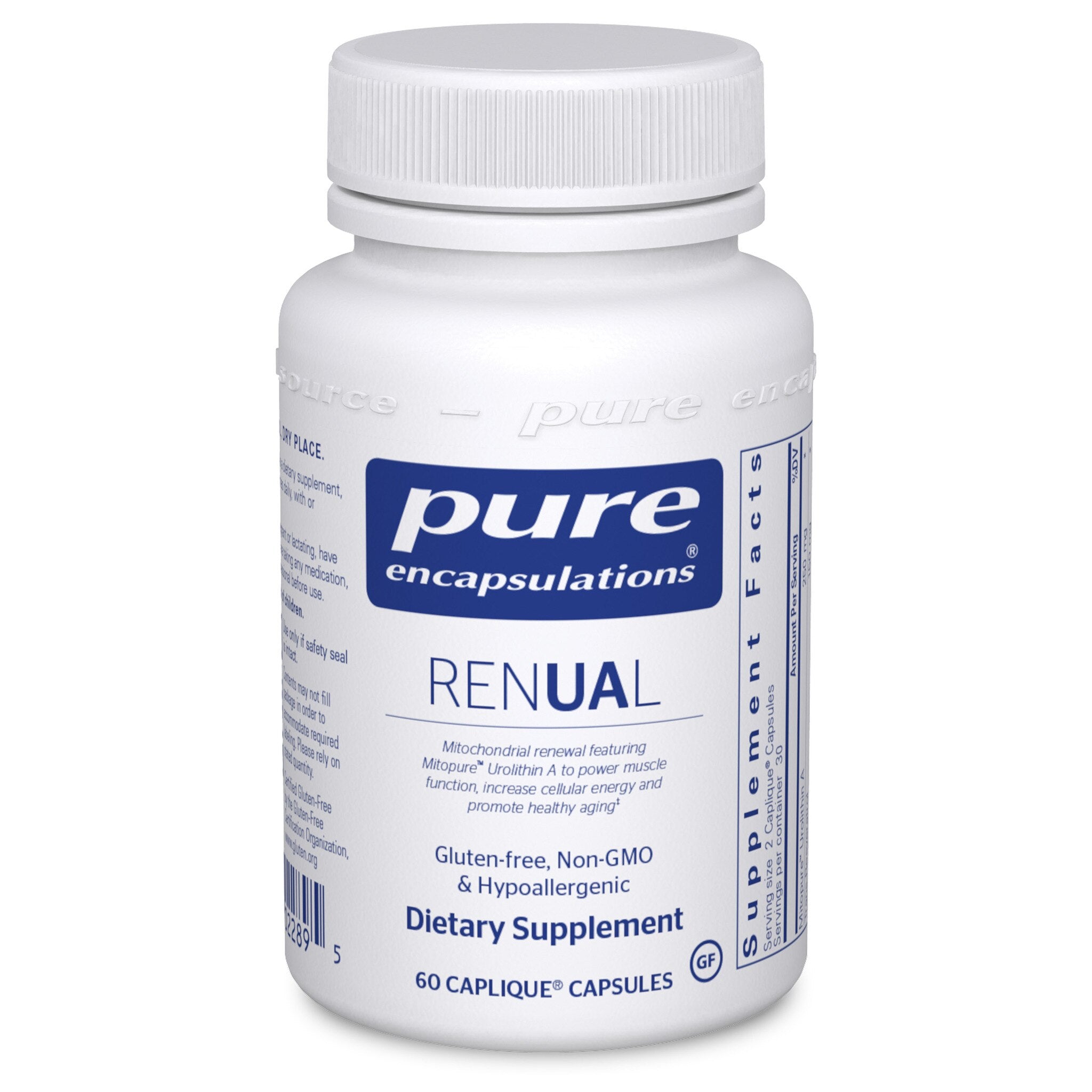 Pure Encapsulations RENUAL Kidney Support Supplement - Supports Renal Function & Detoxification | For Daily Kidney Health Maintenance & Toxin Elimination