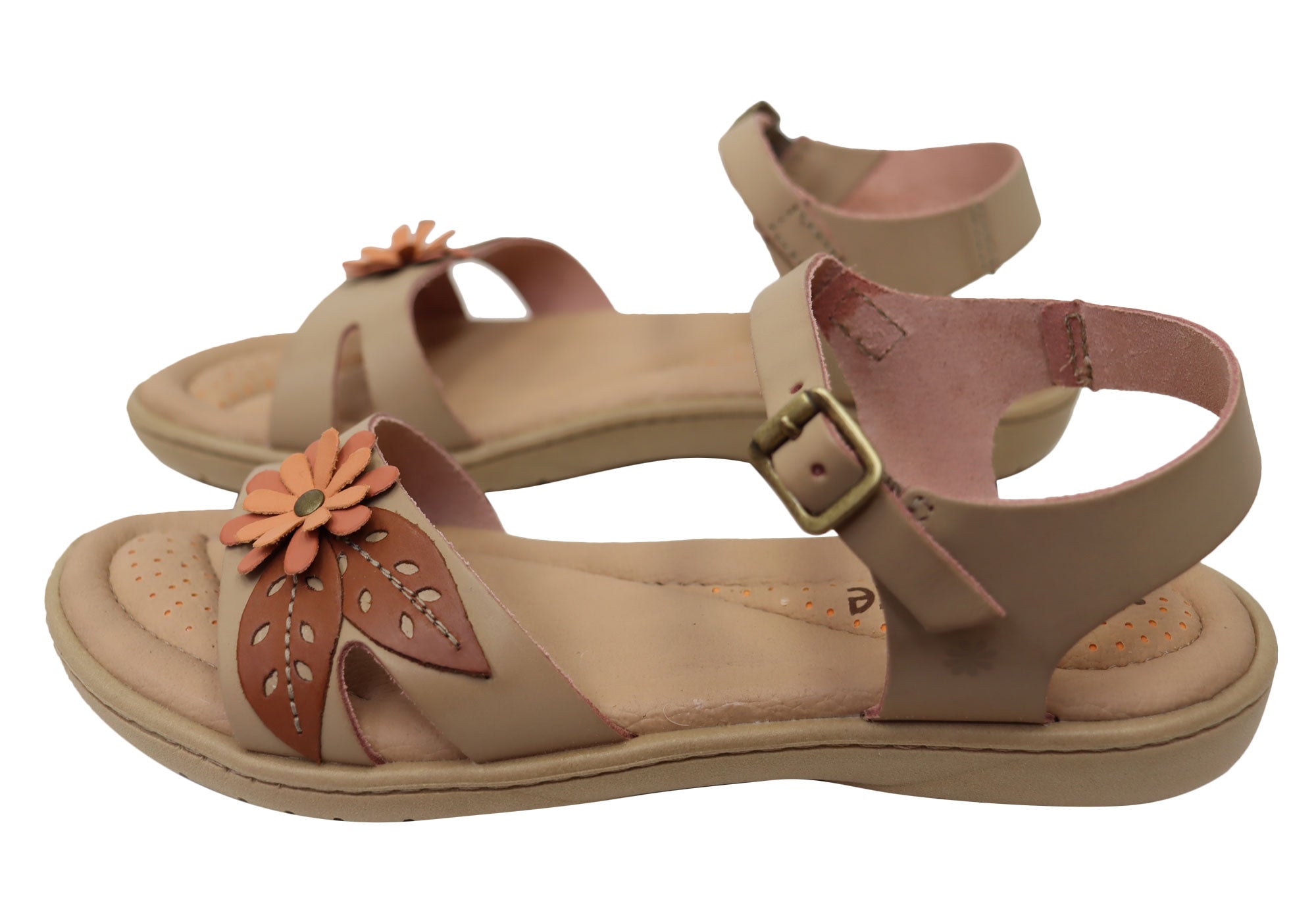 Mindy Women's Comfortable Leather Sandals - Handmade in Brazil - Perfect for Summer, Beach & Casual Outings