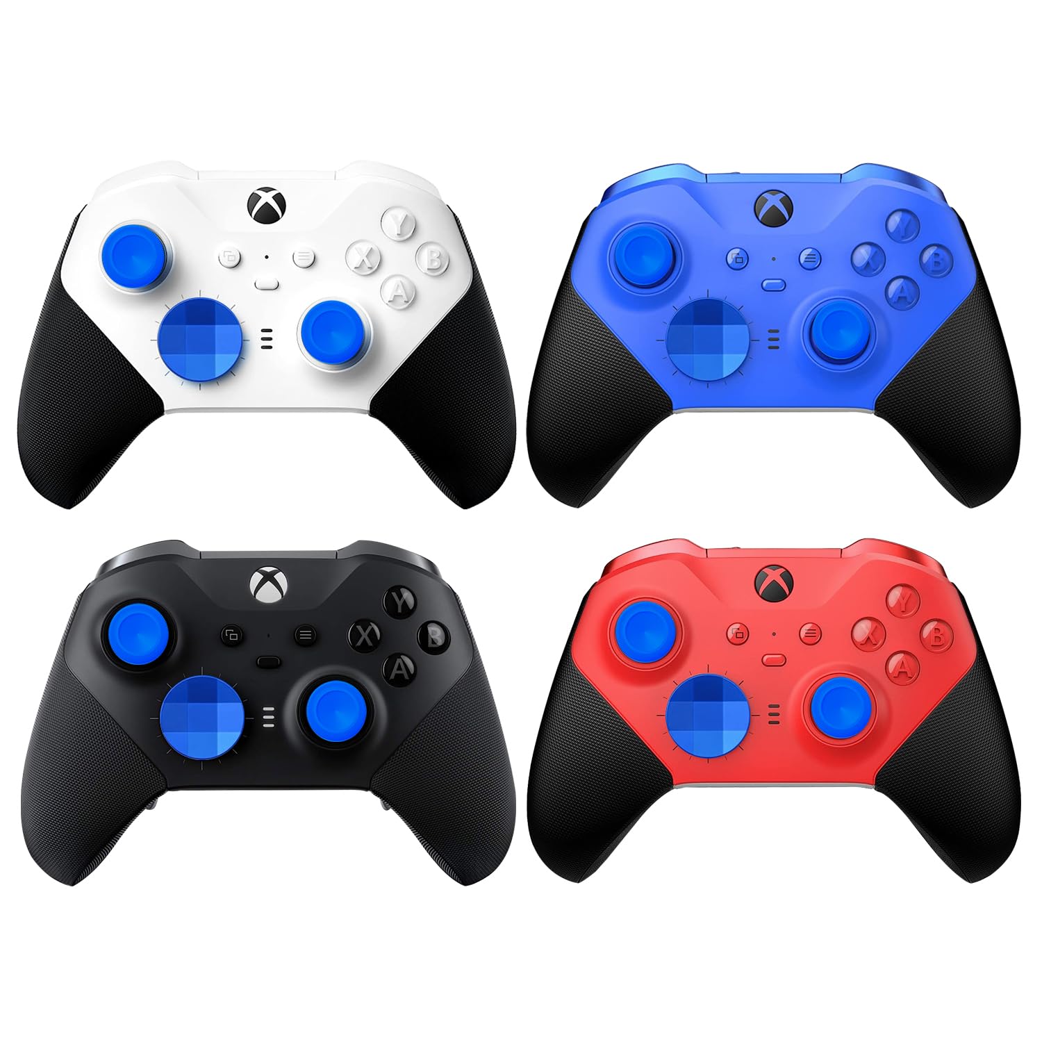 13-in-1 Magnetic Thumbstick Replacement Kit for Xbox Elite Series 2 & Core Controller - Includes Analog Sticks, 4 Paddles, 2 D-Pads & Repair Tool | Gaming Accessories for Professional Players & DIY Controller Mods