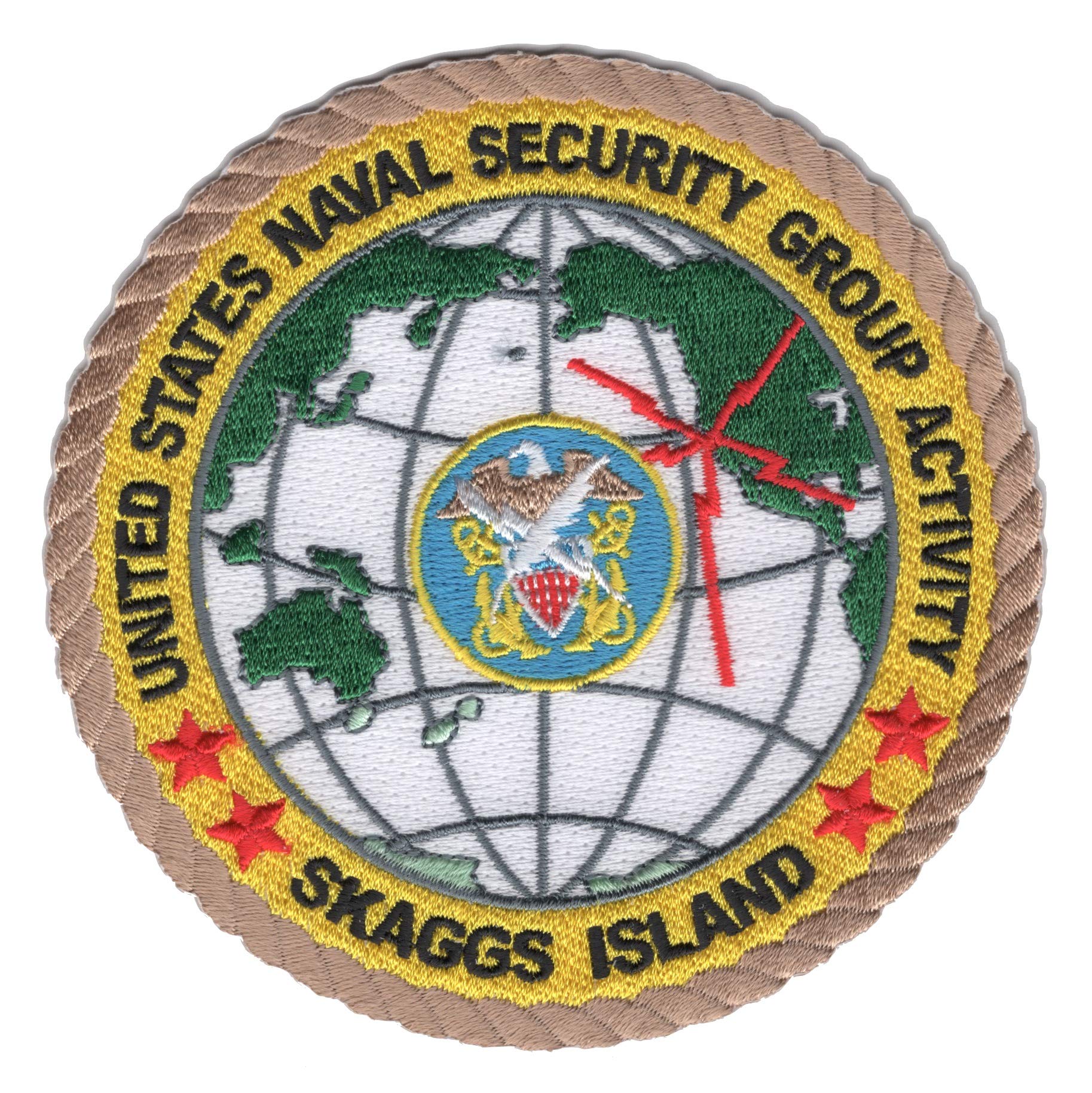 US Navy Naval Security Group Activity Skaggs Island Military Patch - Collectible Embroidered Badge for Veterans, Enthusiasts & History Buffs | Perfect for Uniforms, Jackets & Memorabilia Displays