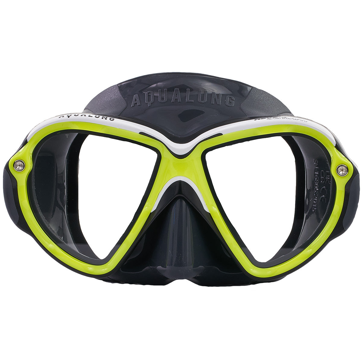 Aqualung Reveal Ultrafit Dive Mask - Yellow/White Small Size for Snorkeling & Scuba Diving - Perfect for Underwater Exploration & Marine Life Viewing