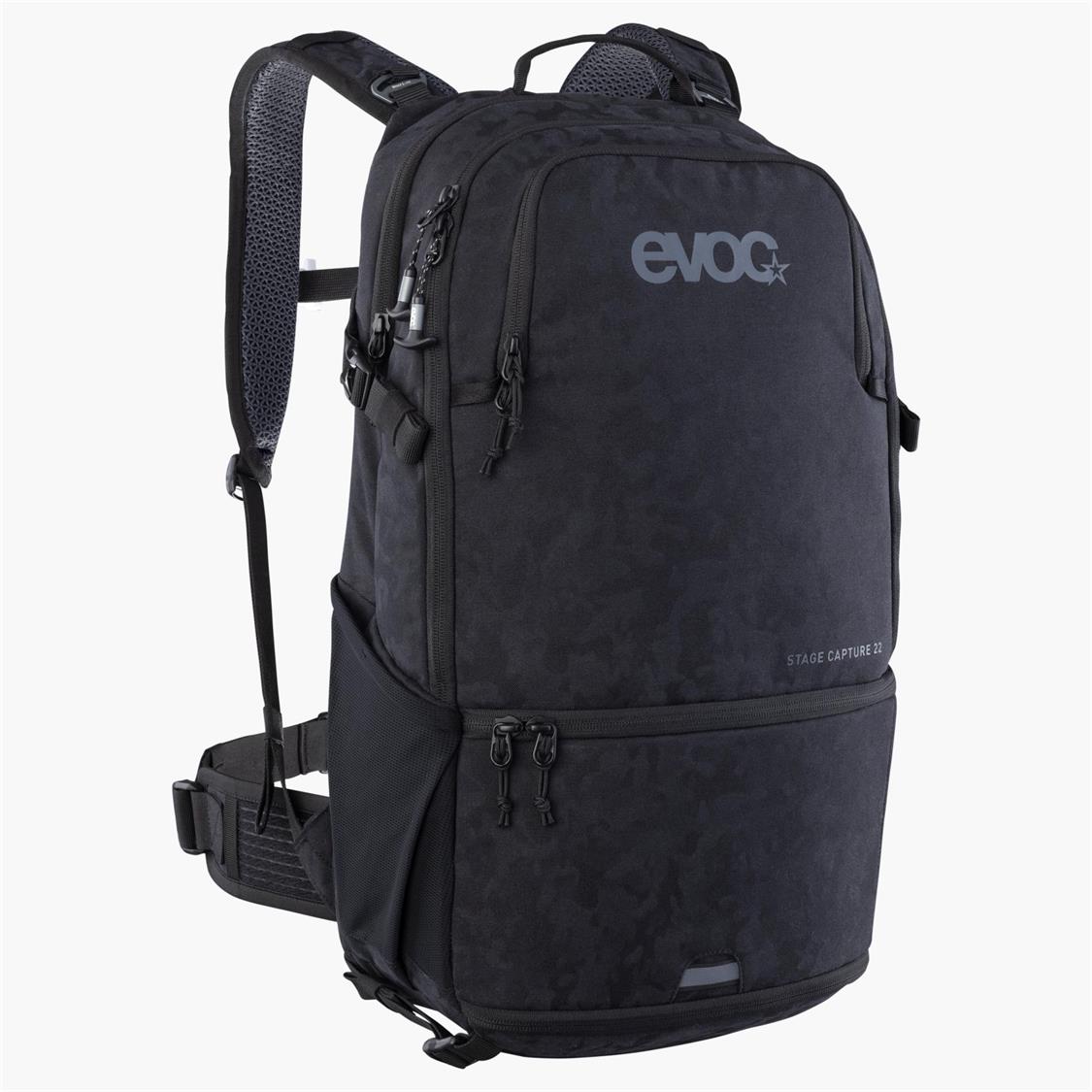 Evoc Stage Capture 22 Camera Backpack (SS25) - Waterproof DSLR/SLR/Mirrorless Camera Bag with Laptop Compartment - Perfect for Travel, Hiking & Photography Adventures
