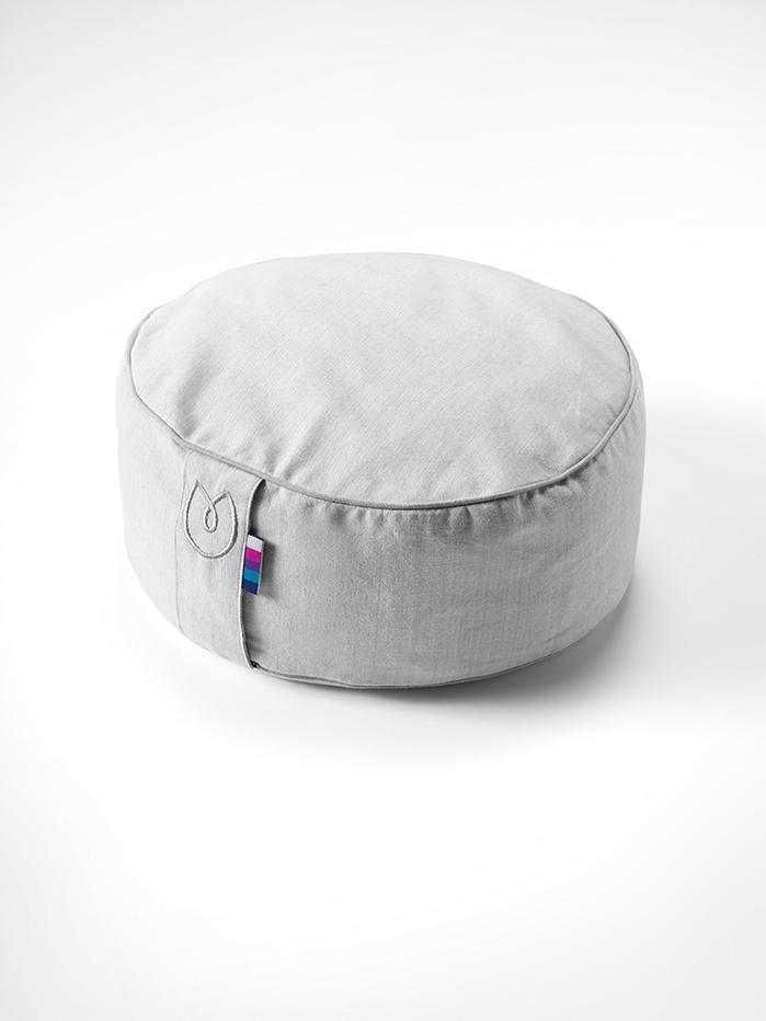 Yogamatters Organic Cotton Chambray Meditation Cushion - Premium Zafu Yoga Pillow for Meditation, Yoga & Mindfulness Practice - Perfect for Home, Studio & Zen Decor