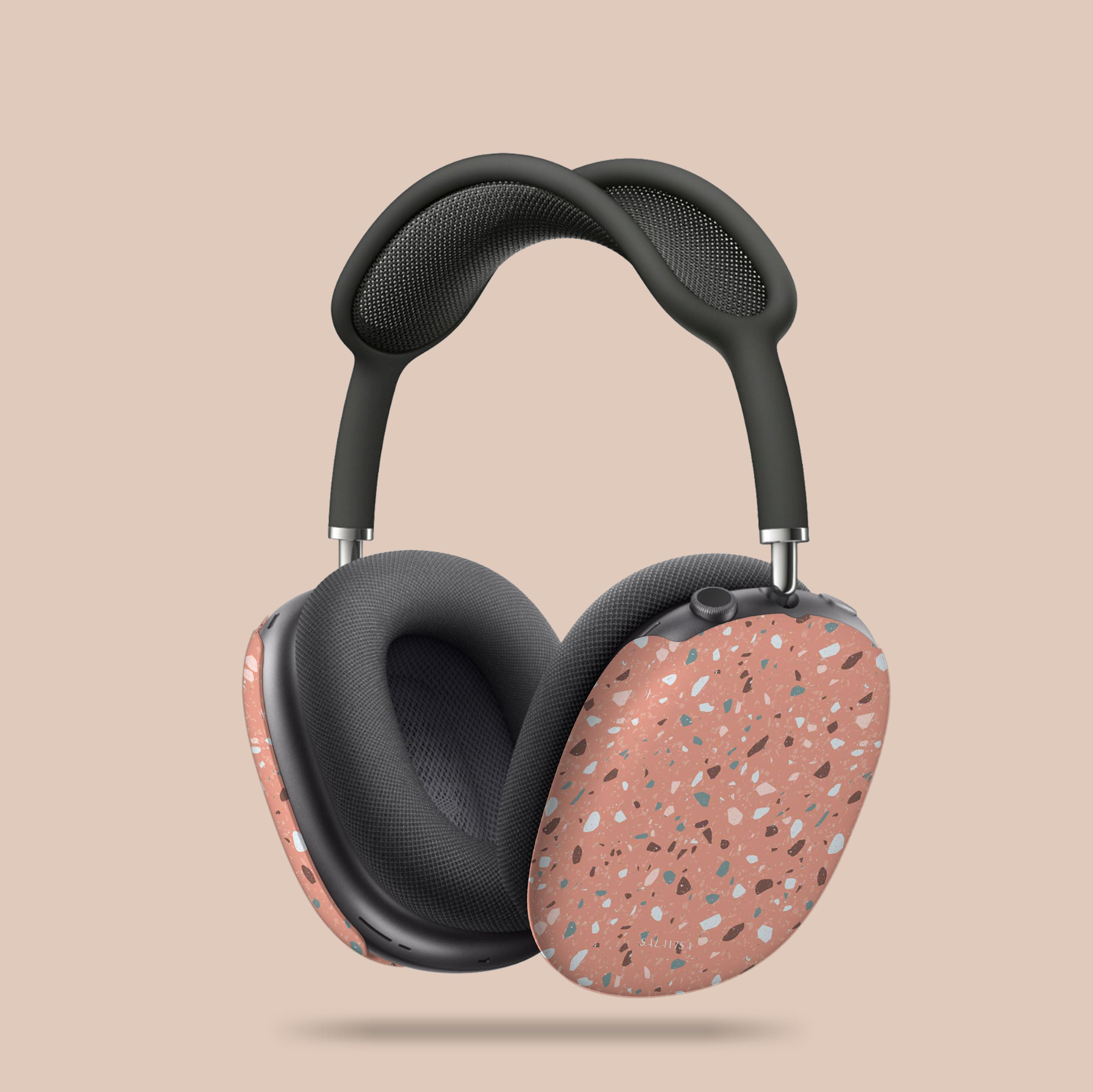 Pinky Terrazzo AirPods Max Case - Stylish Protective Cover for Apple AirPods Max Headphones | Perfect for Travel, Gym & Daily Use