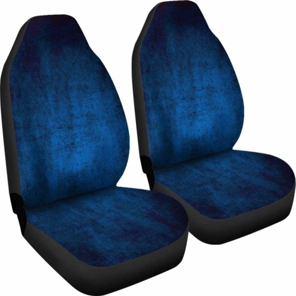 Blue Grunge Car Seat Covers - Universal Fit for Cars, Trucks & SUVs - Durable & Stylish Protection for Road Trips & Daily Commute