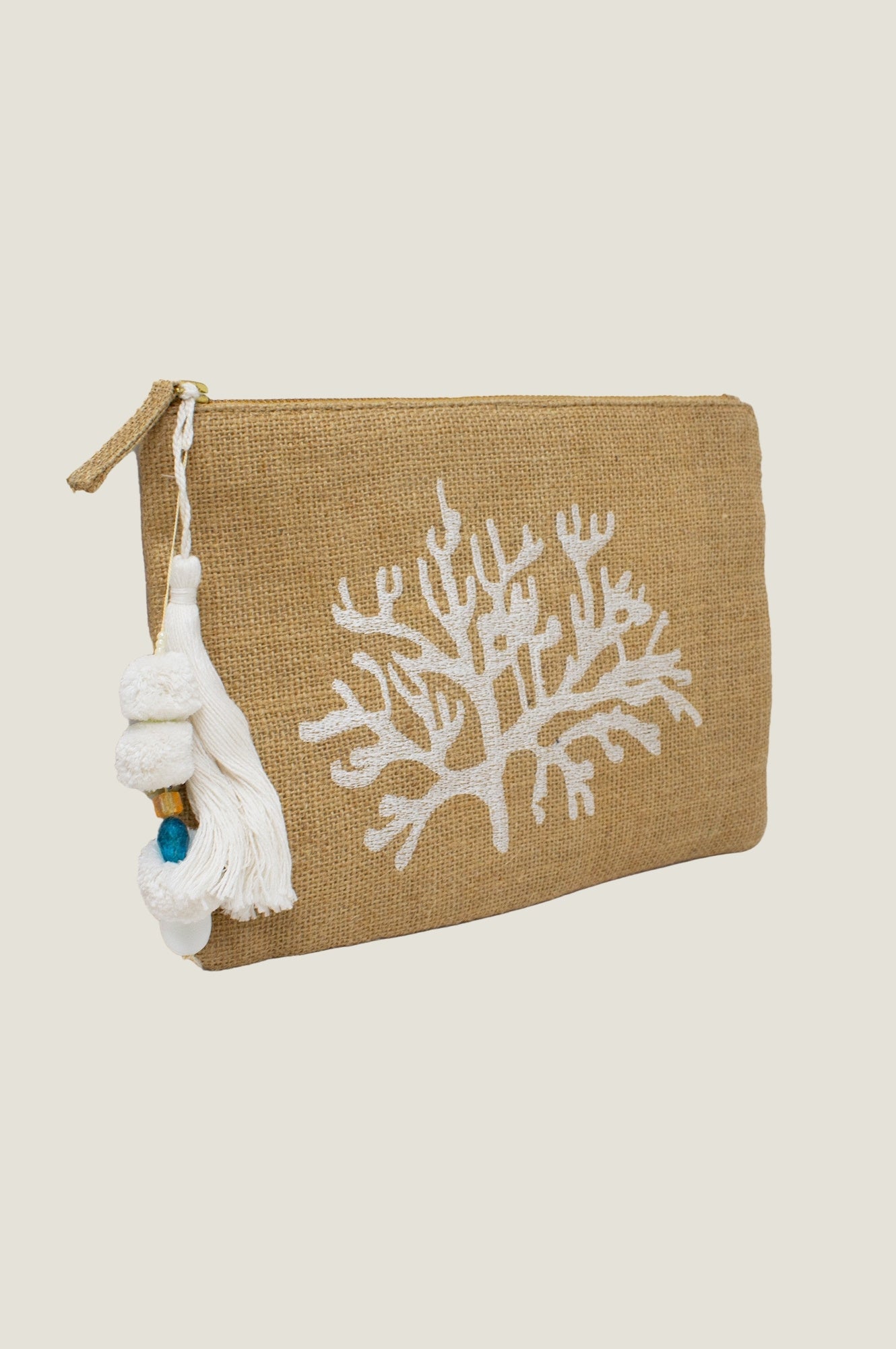 Natural Coral Clutch Purse - Elegant White Shell Clutch Bag for Women | Perfect for Weddings, Parties & Evening Events