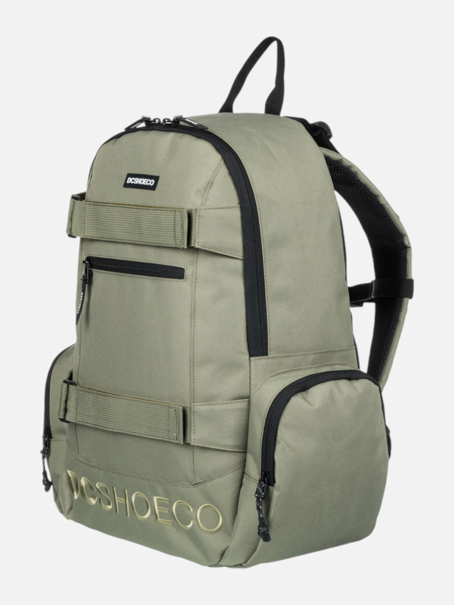 DC Breed 5 Military Green Backpack - Durable School & Travel Backpack for Men & Women - Perfect for College, Hiking, and Daily Commute