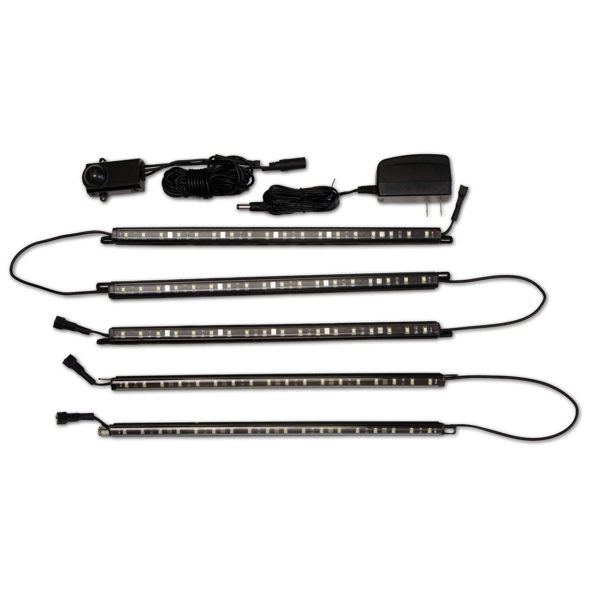 Liberty 10792 Clearview 5-Wand Safe LED Light Kit - Bright Home Security Lighting for Doors, Windows & Driveways
